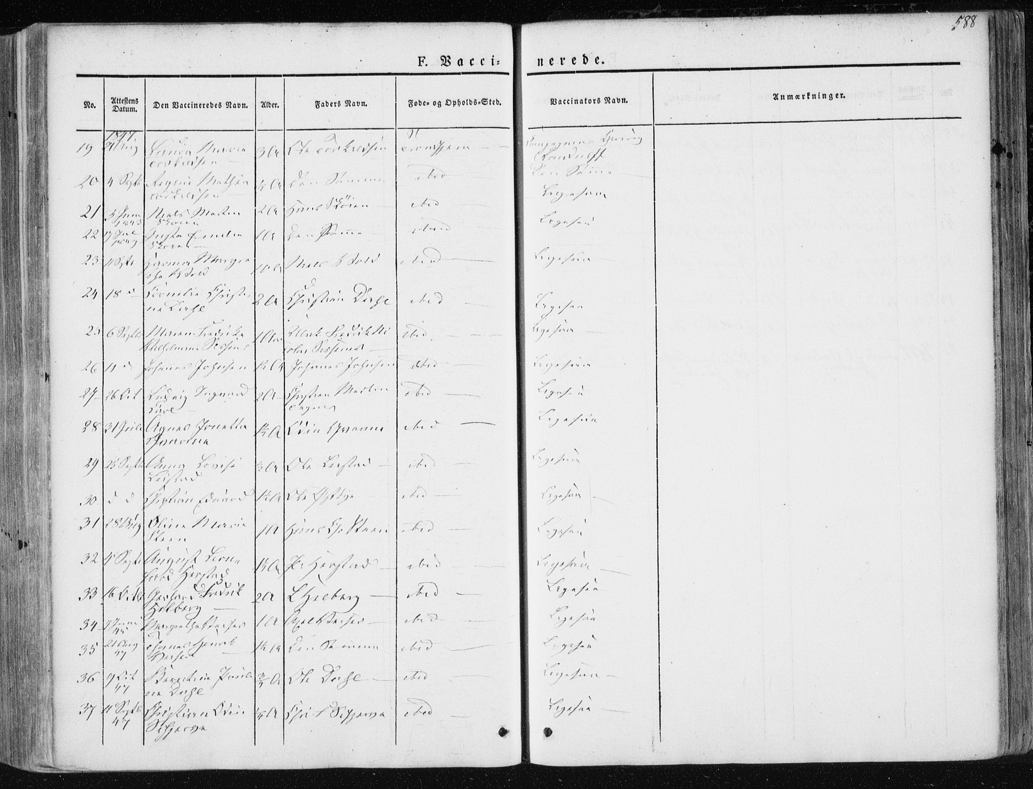 Ministerialprotokoller, klokkerbøker og fødselsregistre - Sør-Trøndelag, SAT/A-1456/601/L0049: Parish register (official) no. 601A17, 1839-1847, p. 588