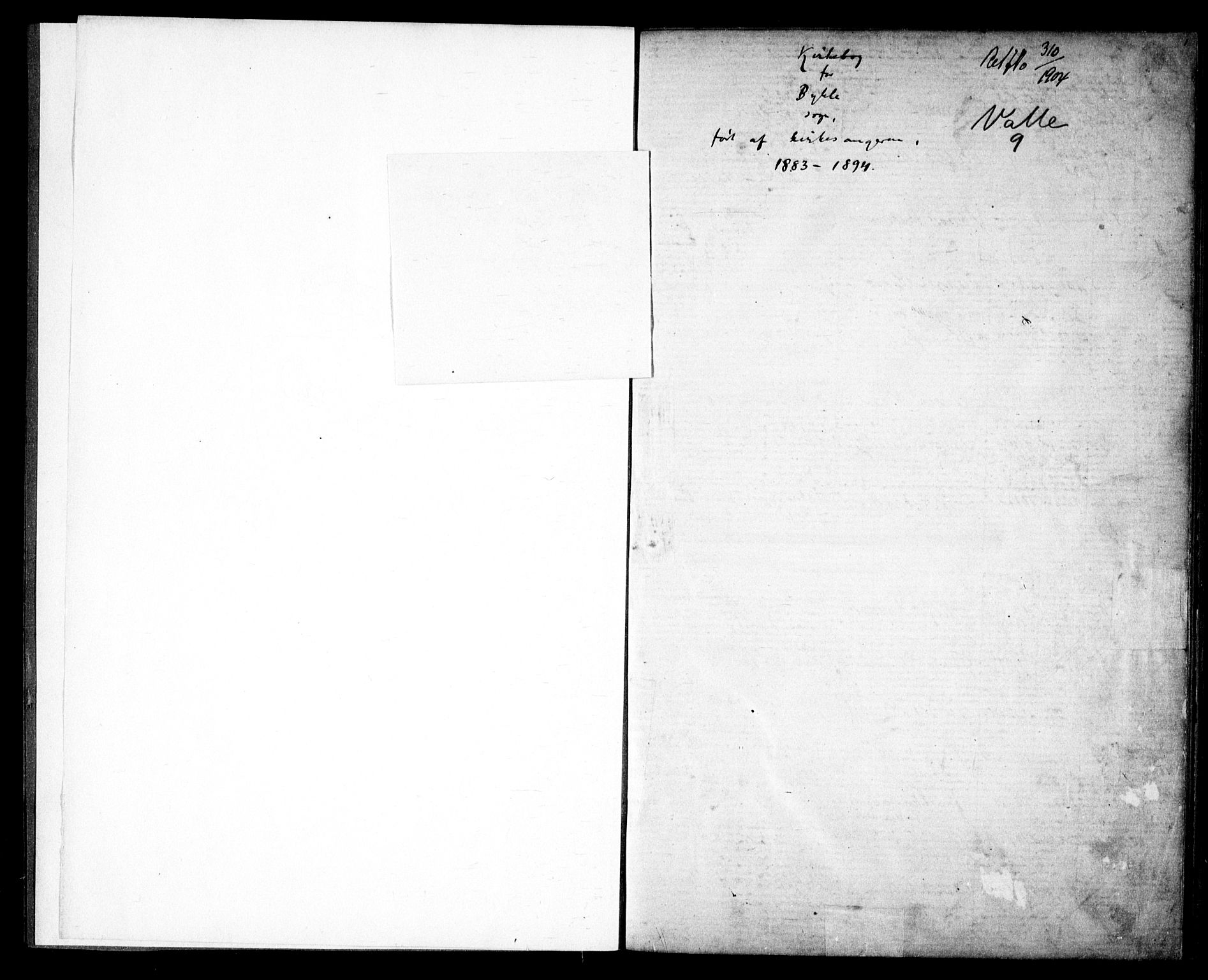 Valle sokneprestkontor, AV/SAK-1111-0044/F/Fb/Fba/L0002: Parish register (copy) no. B 2, 1882-1894