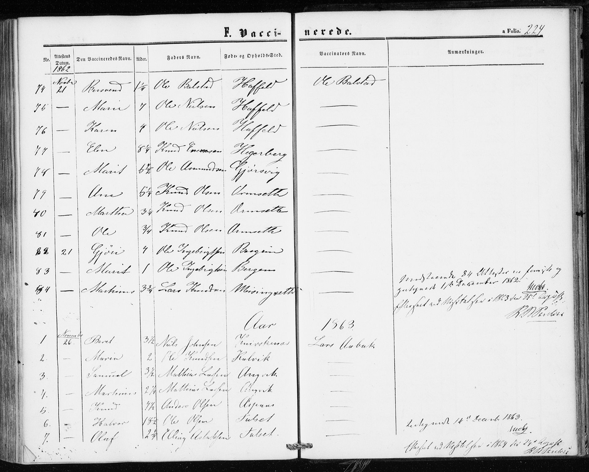 Ministerialprotokoller, klokkerbøker og fødselsregistre - Møre og Romsdal, AV/SAT-A-1454/586/L0985: Parish register (official) no. 586A11, 1857-1866, p. 224