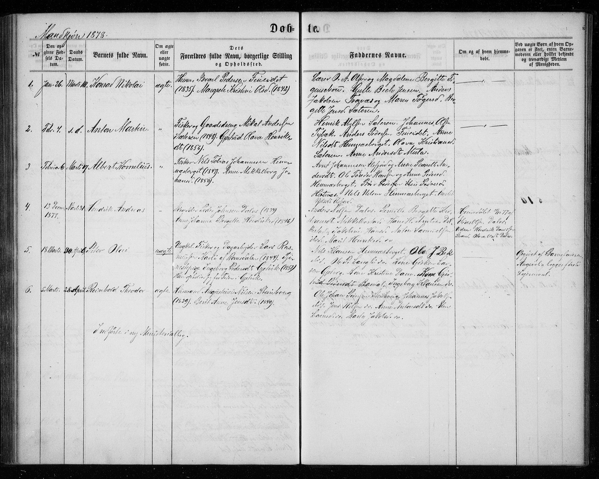 Ministerialprotokoller, klokkerbøker og fødselsregistre - Nordland, AV/SAT-A-1459/825/L0356: Parish register (official) no. 825A10, 1861-1878