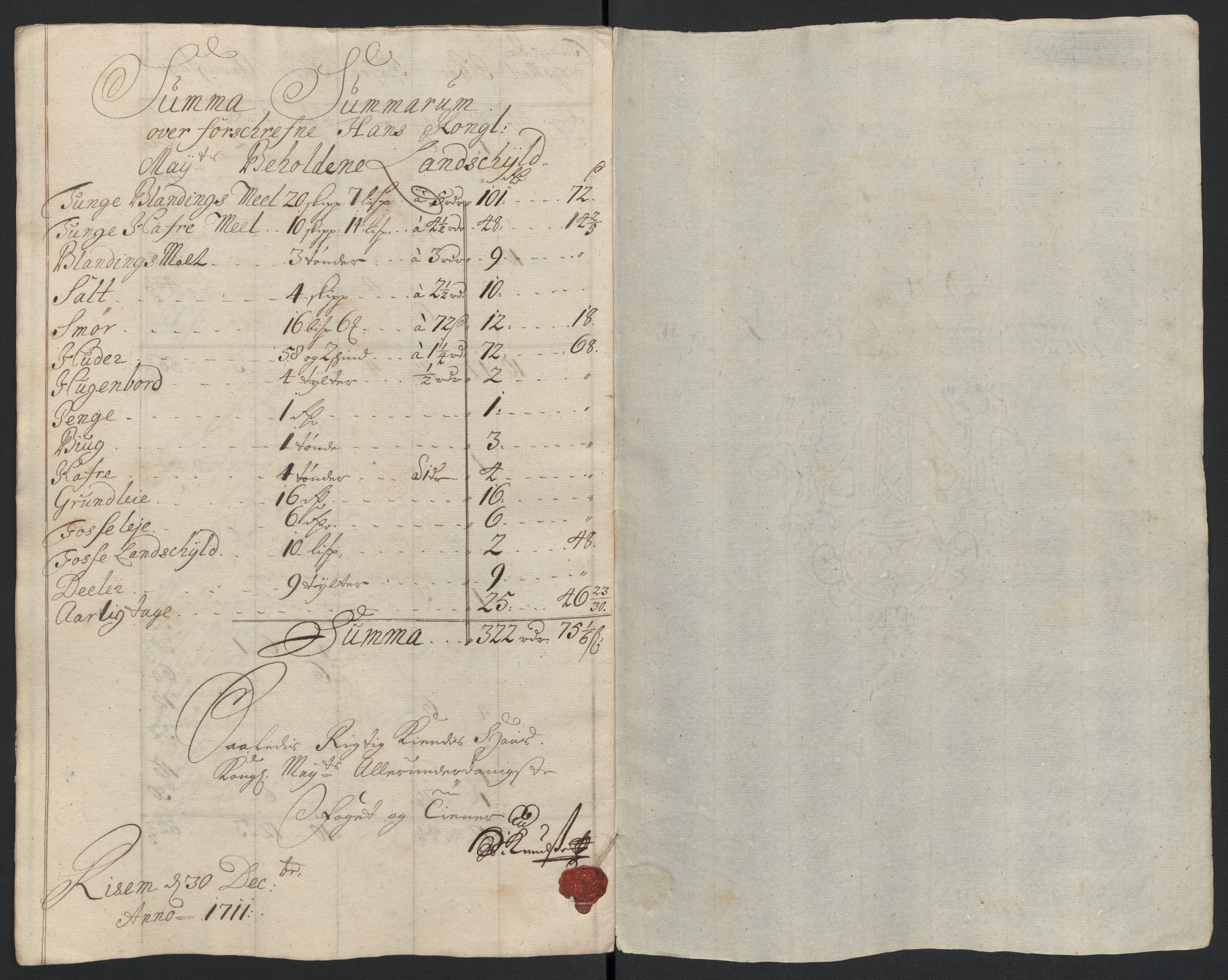 Rentekammeret inntil 1814, Reviderte regnskaper, Fogderegnskap, AV/RA-EA-4092/R04/L0136: Fogderegnskap Moss, Onsøy, Tune, Veme og Åbygge, 1711, p. 29