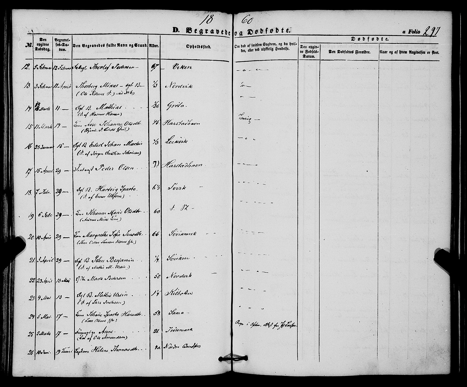 Trondenes sokneprestkontor, SATØ/S-1319/H/Ha/L0011kirke: Parish register (official) no. 11, 1853-1862, p. 297
