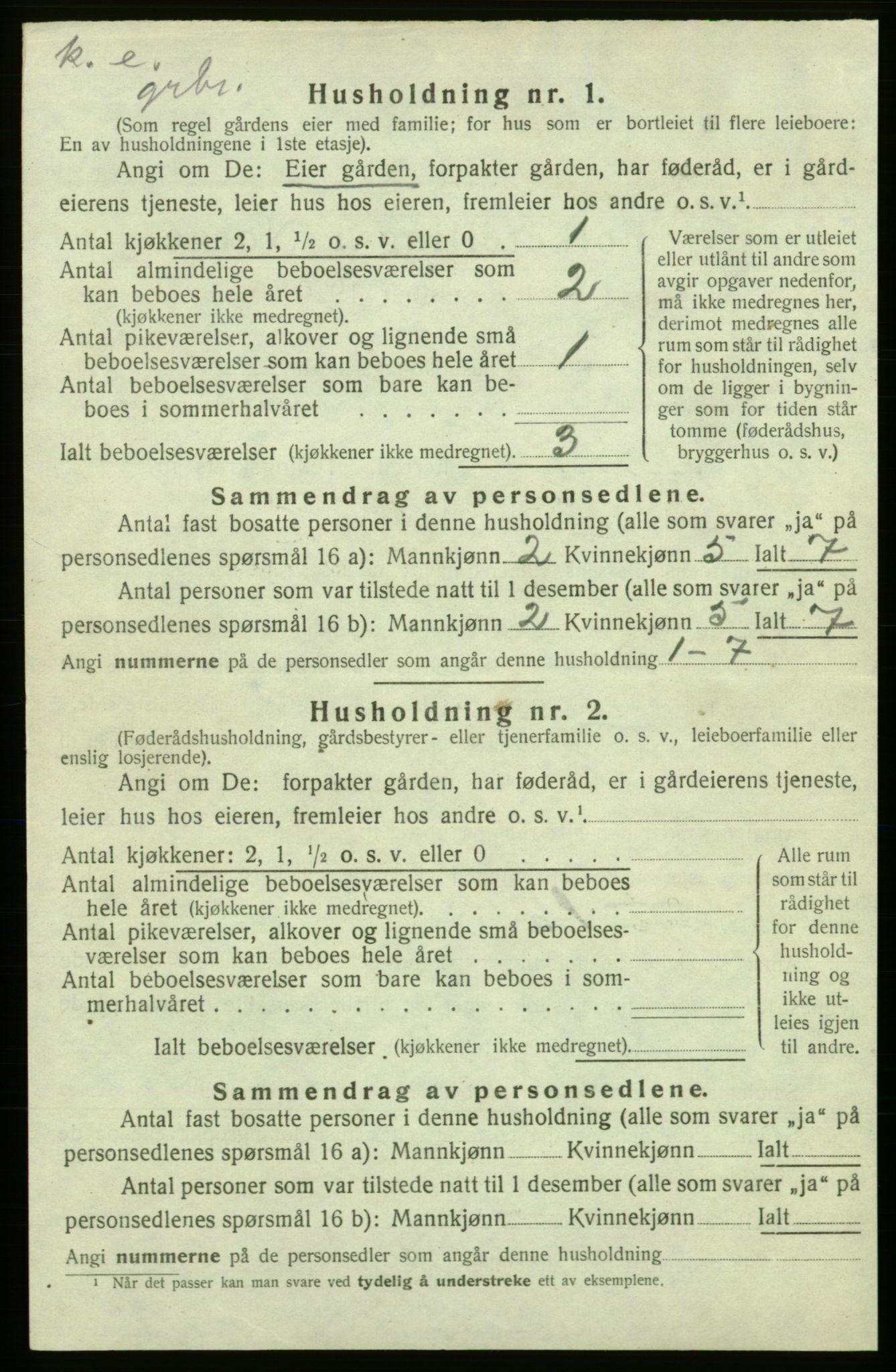 SAB, 1920 census for Kvinnherad, 1920, p. 941