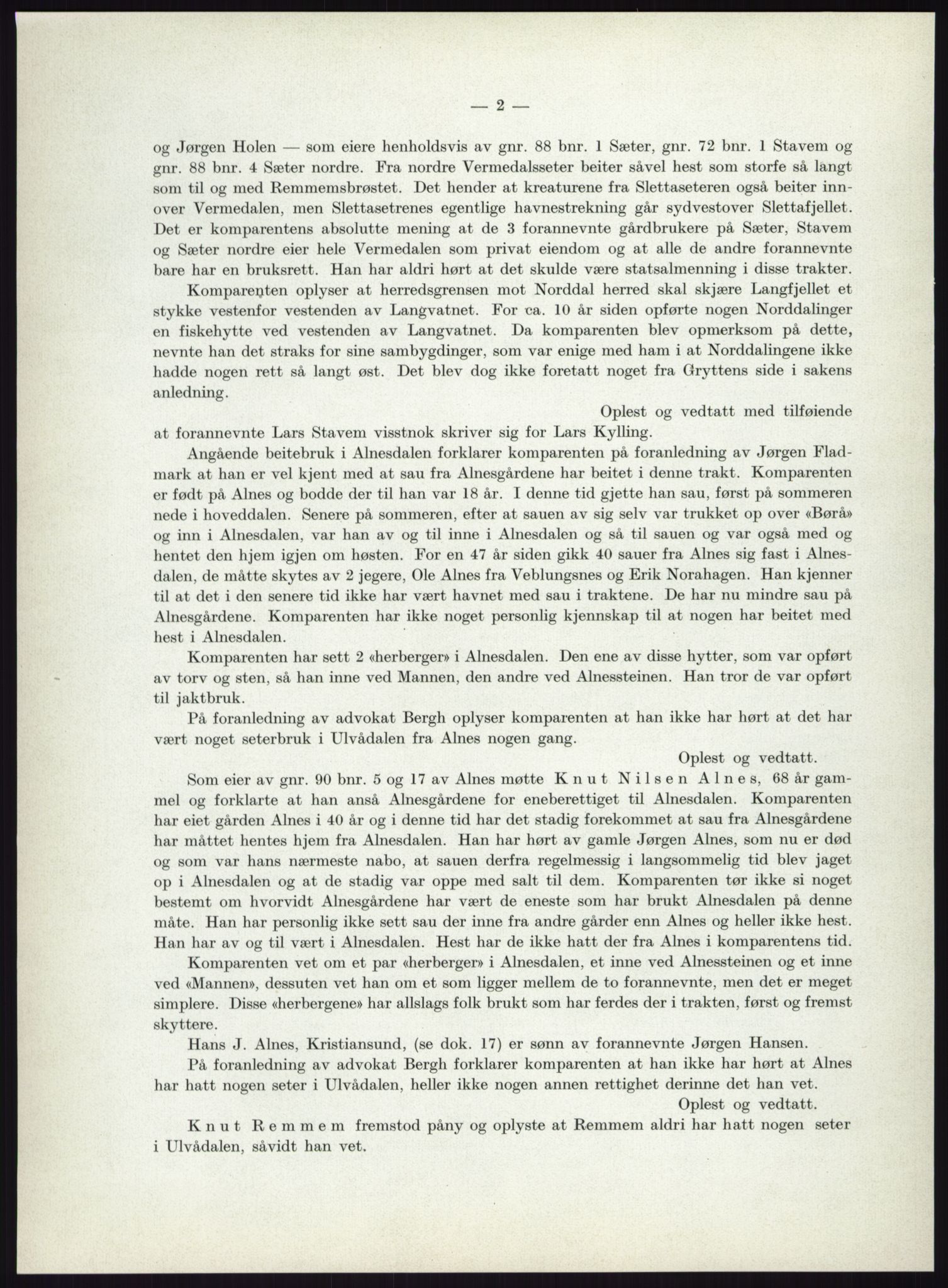 Høyfjellskommisjonen, AV/RA-S-1546/X/Xa/L0001: Nr. 1-33, 1909-1953, p. 6344