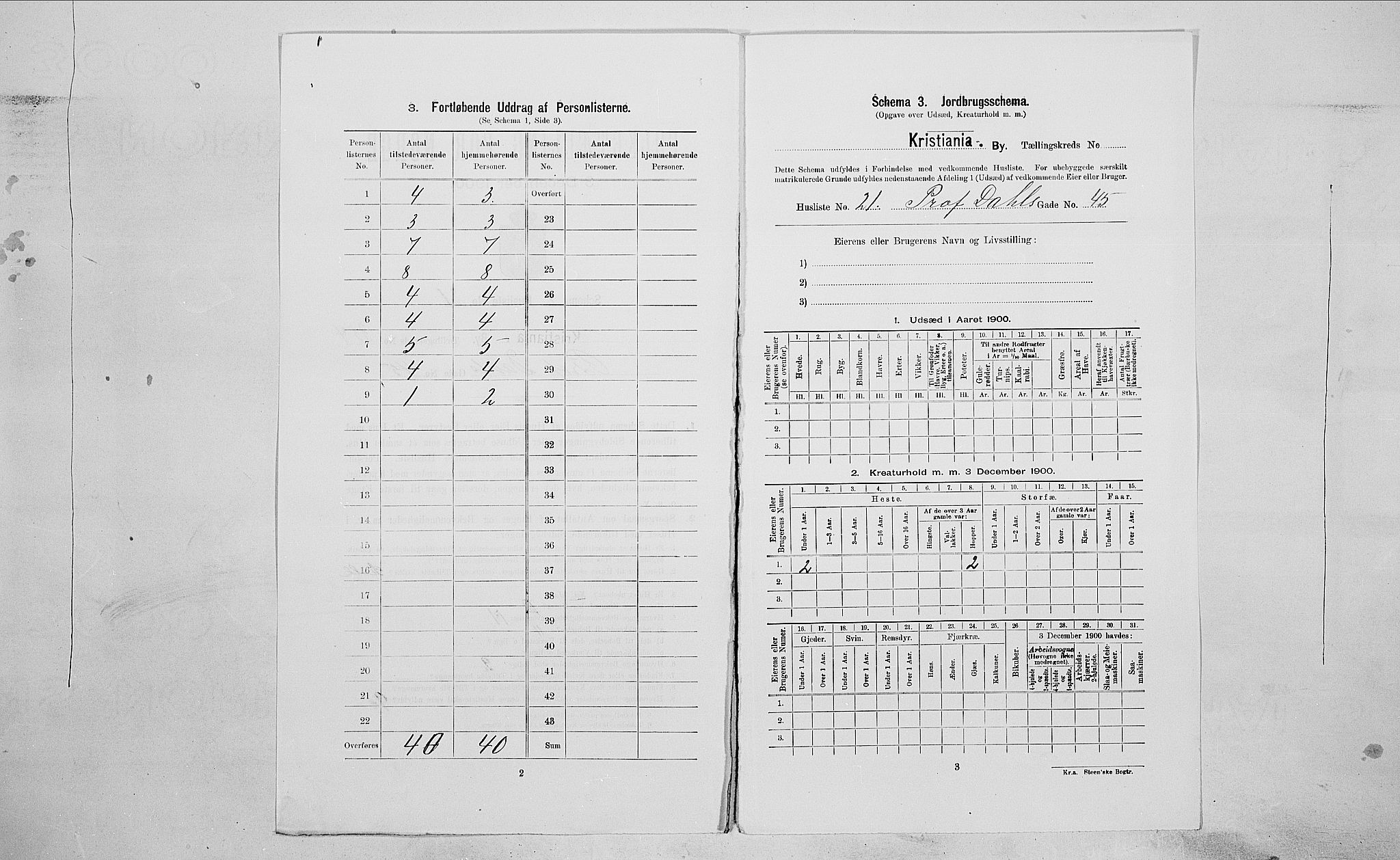 SAO, 1900 census for Kristiania, 1900, p. 73378