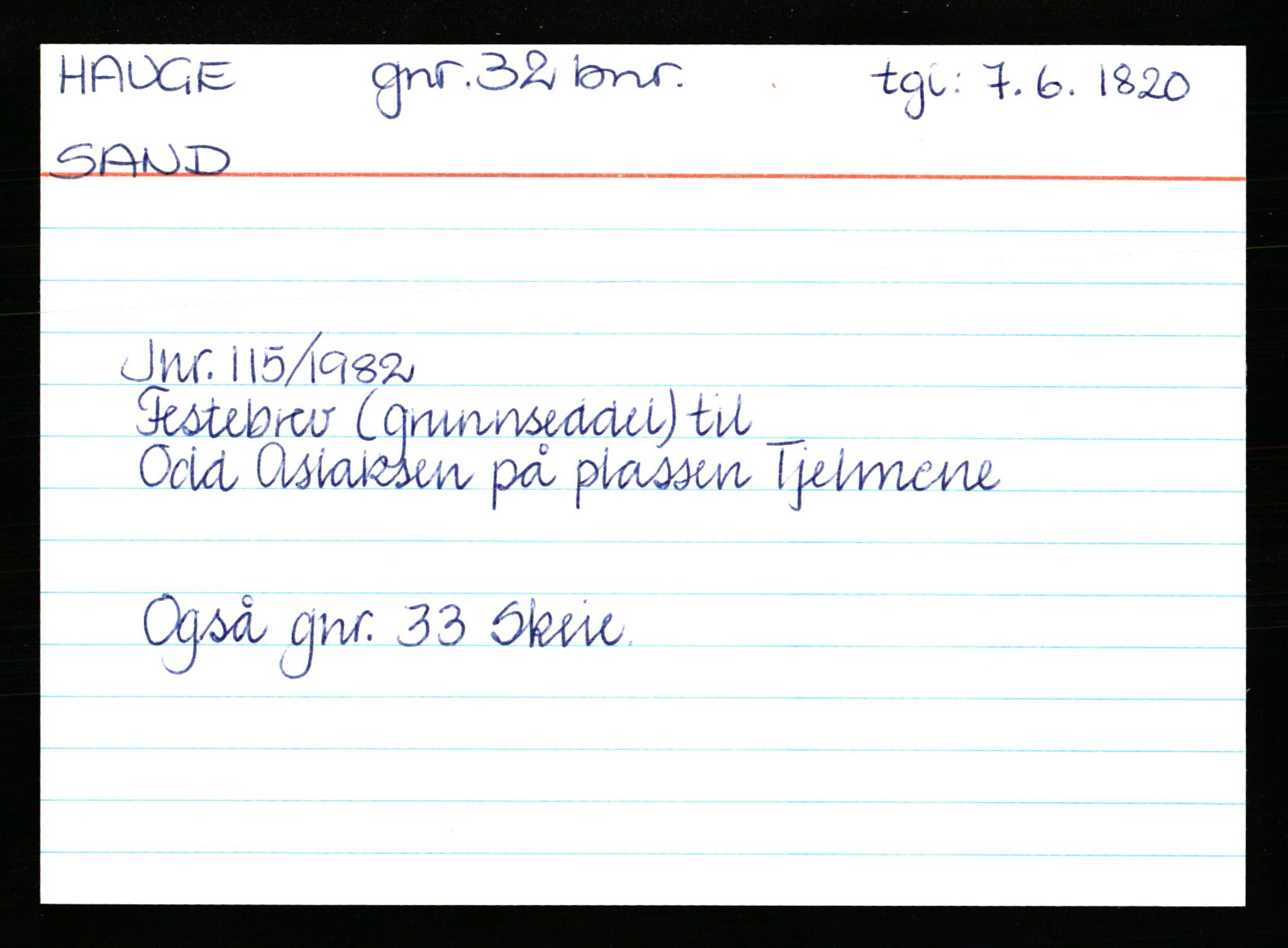 Statsarkivet i Stavanger, AV/SAST-A-101971/03/Y/Yk/L0015: Registerkort sortert etter gårdsnavn: Haneberg - Haugland nedre, 1750-1930, p. 388