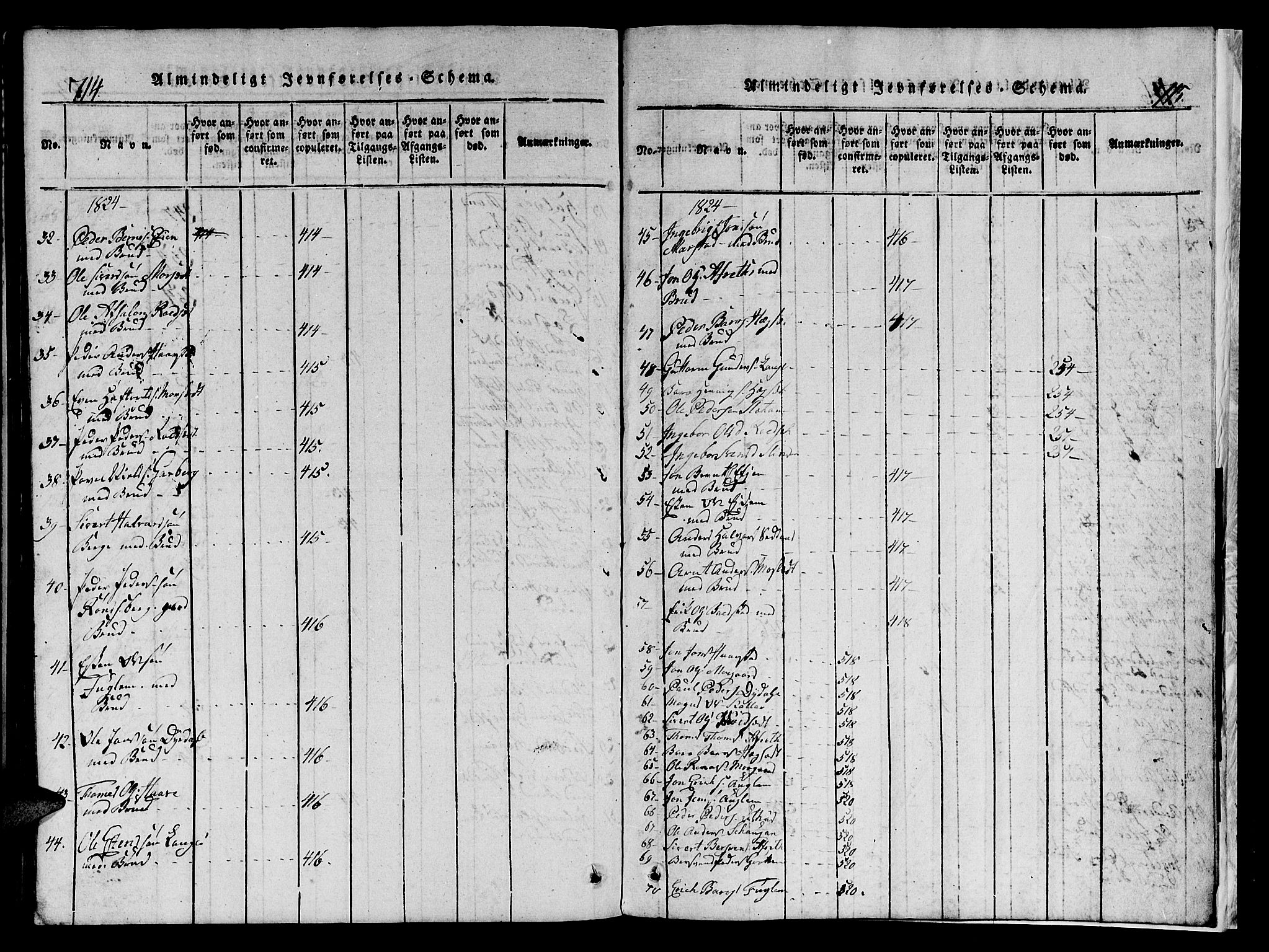 Ministerialprotokoller, klokkerbøker og fødselsregistre - Sør-Trøndelag, SAT/A-1456/695/L1152: Parish register (copy) no. 695C03, 1816-1831, p. 714-715