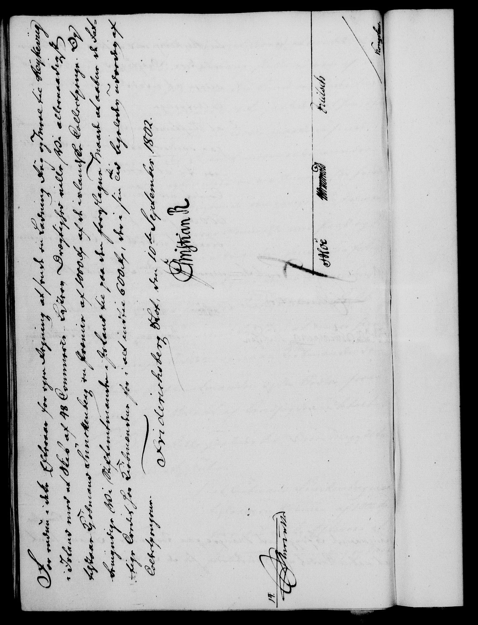 Rentekammeret, Kammerkanselliet, RA/EA-3111/G/Gf/Gfa/L0084: Norsk relasjons- og resolusjonsprotokoll (merket RK 52.84), 1802, p. 556