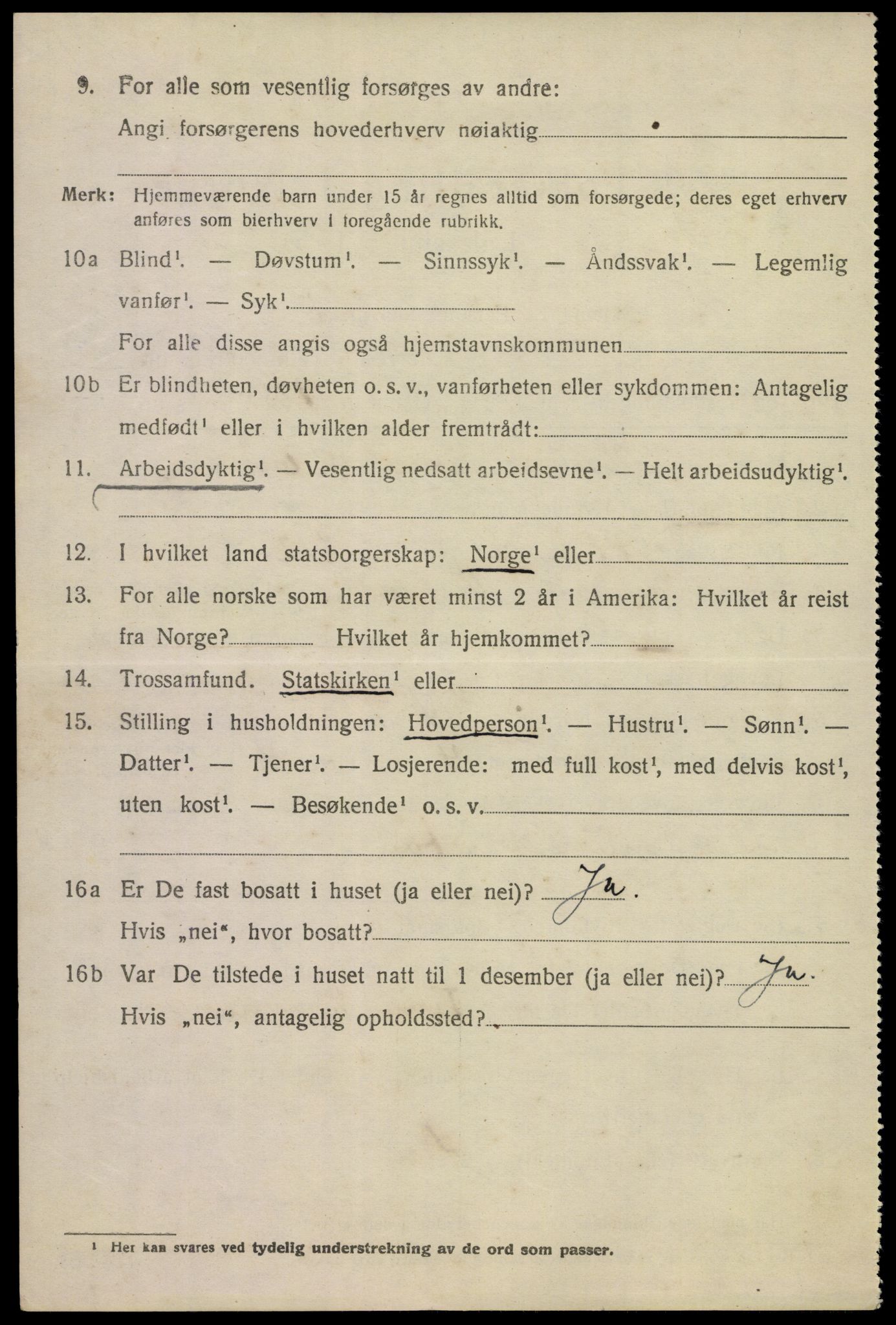 SAKO, 1920 census for Tinn, 1920, p. 16547