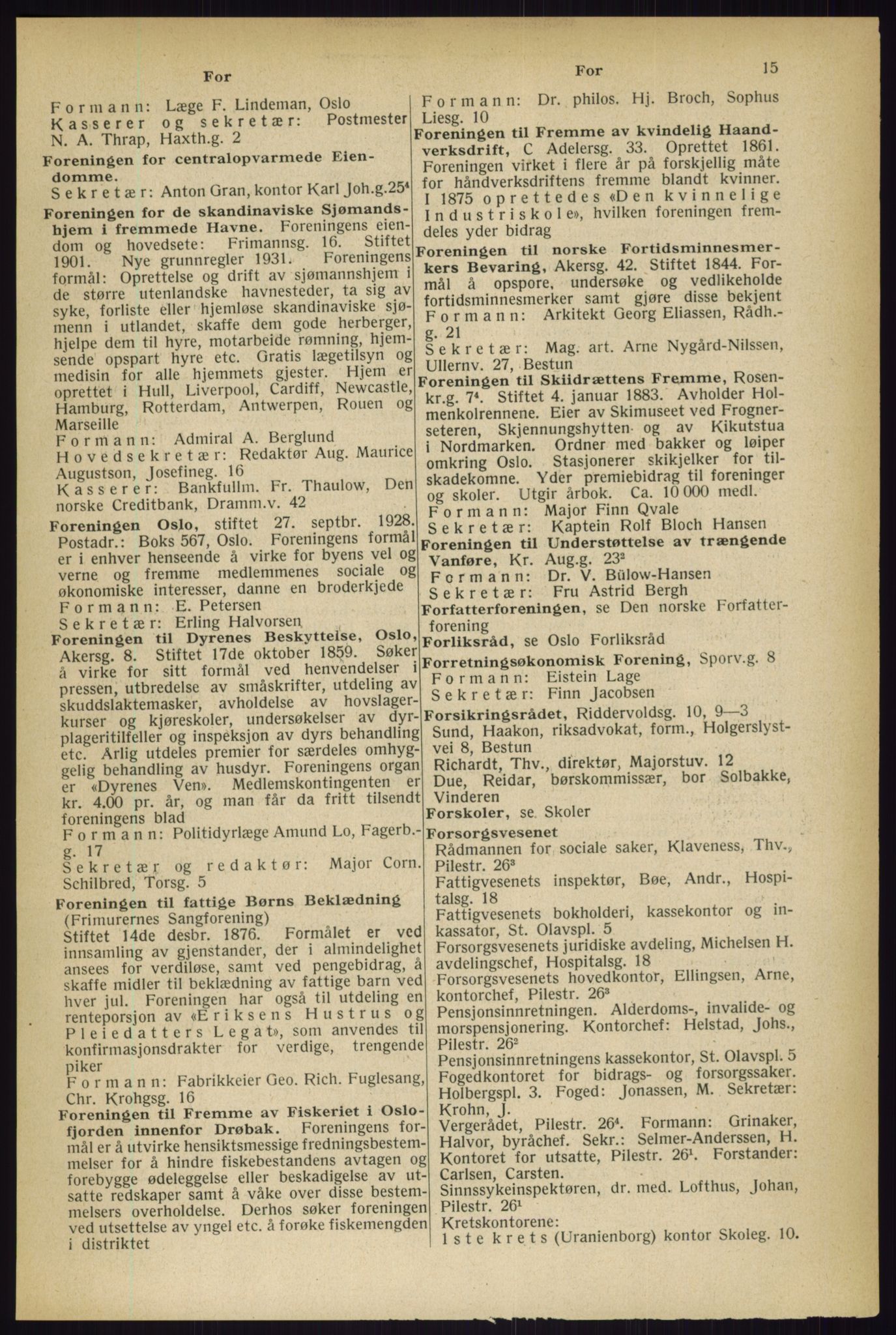 Kristiania/Oslo adressebok, PUBL/-, 1933, p. 15