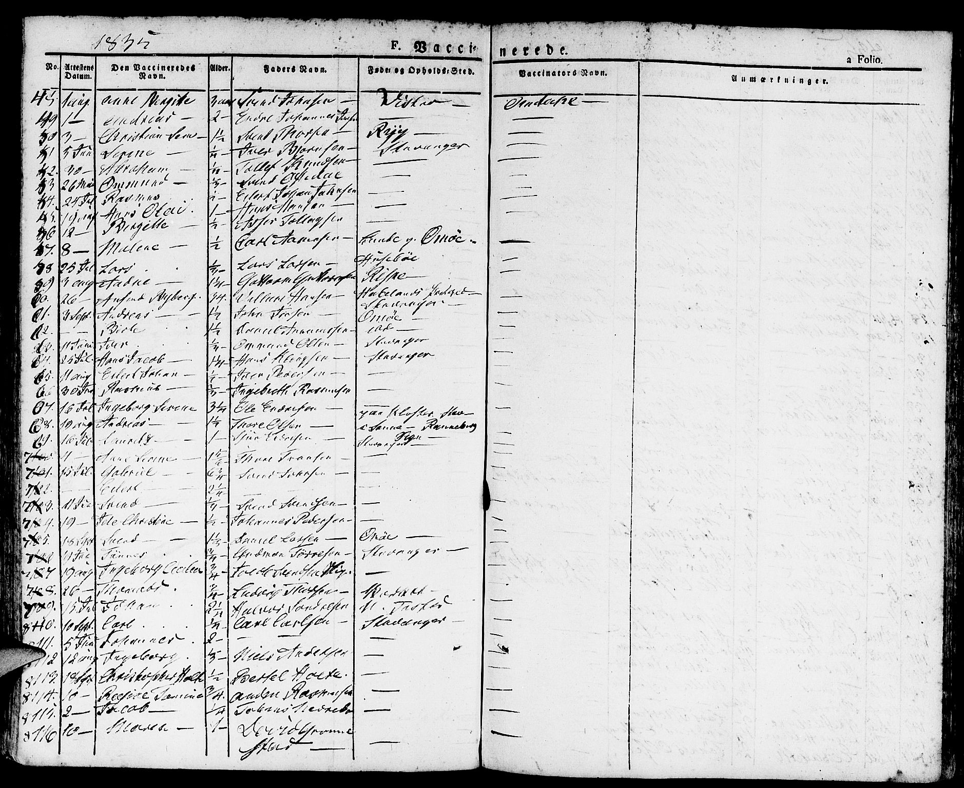 Domkirken sokneprestkontor, AV/SAST-A-101812/001/30/30BA/L0011: Parish register (official) no. A 11, 1832-1856