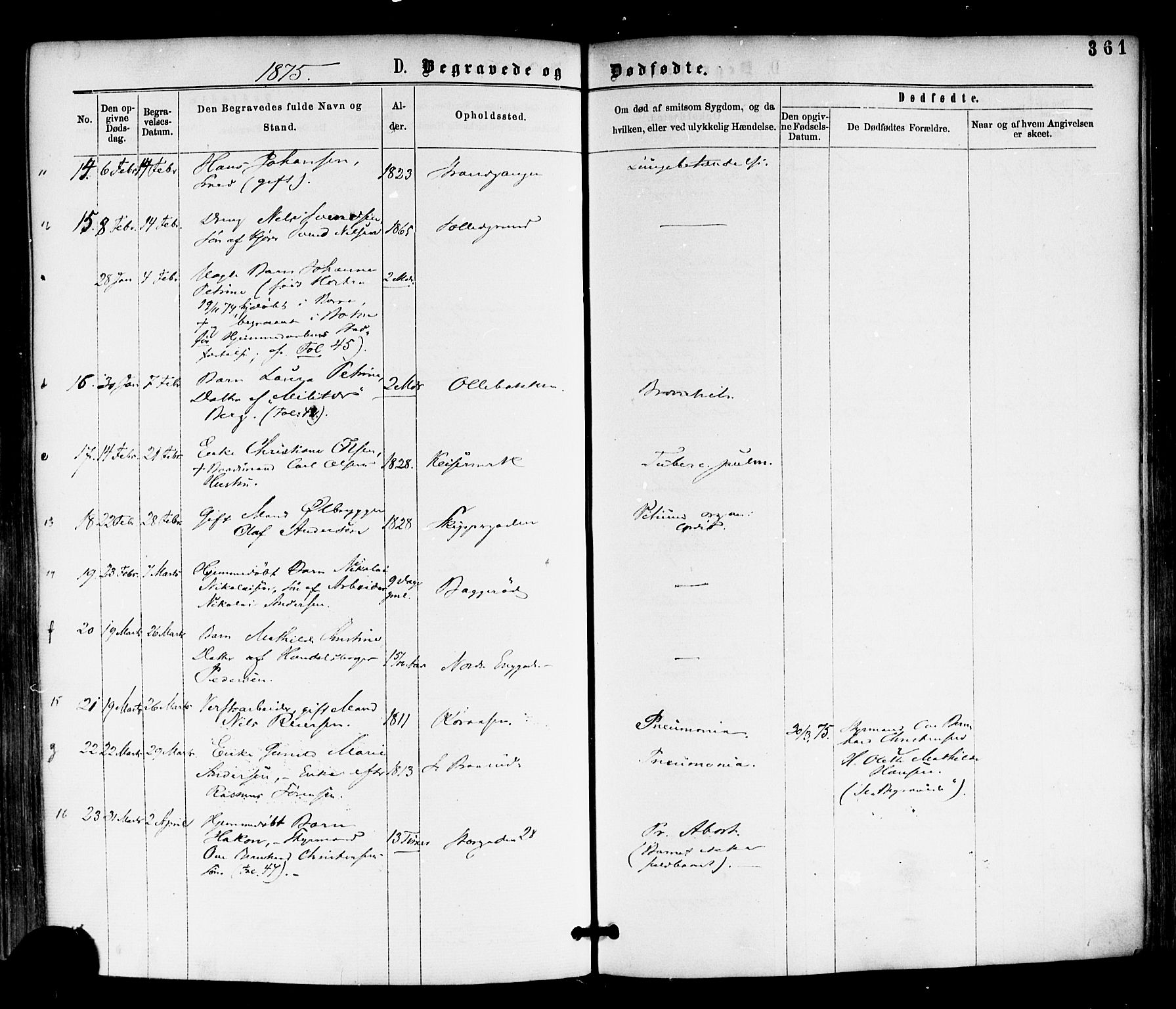 Horten kirkebøker, AV/SAKO-A-348/F/Fa/L0002: Parish register (official) no. 2, 1872-1877, p. 361