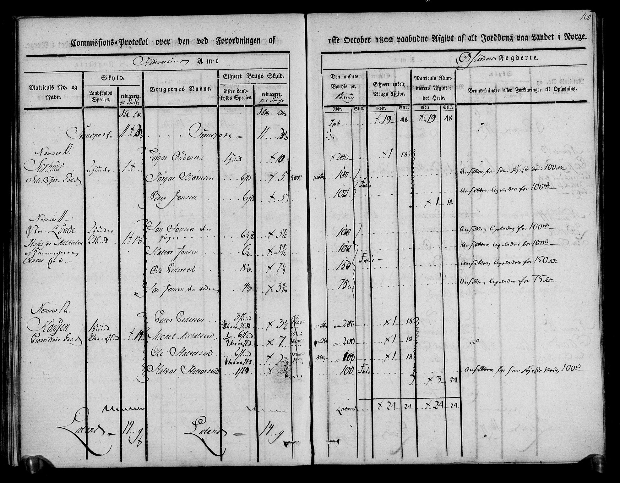 Rentekammeret inntil 1814, Realistisk ordnet avdeling, AV/RA-EA-4070/N/Ne/Nea/L0029: Østerdal fogderi. Kommisjonsprotokoll, 1803, p. 162