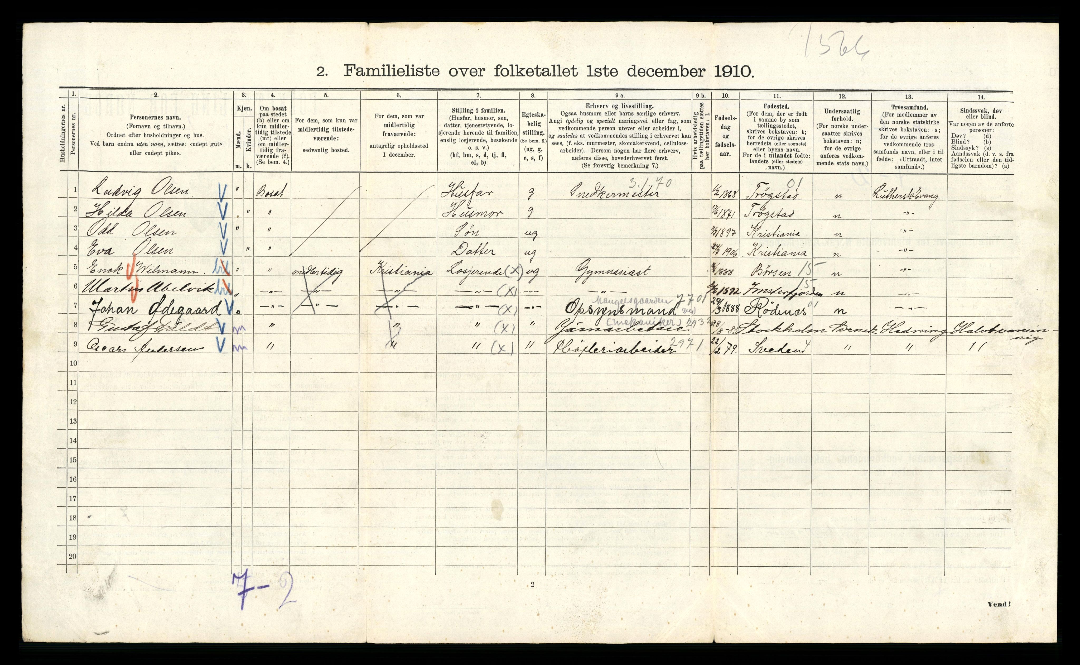 RA, 1910 census for Kristiania, 1910, p. 109690