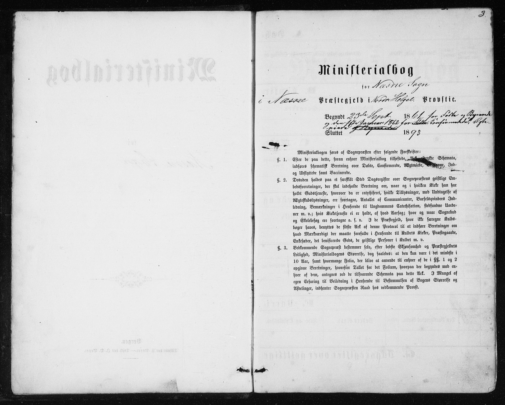 Ministerialprotokoller, klokkerbøker og fødselsregistre - Nordland, AV/SAT-A-1459/838/L0556: Parish register (copy) no. 838C03, 1861-1893, p. 3