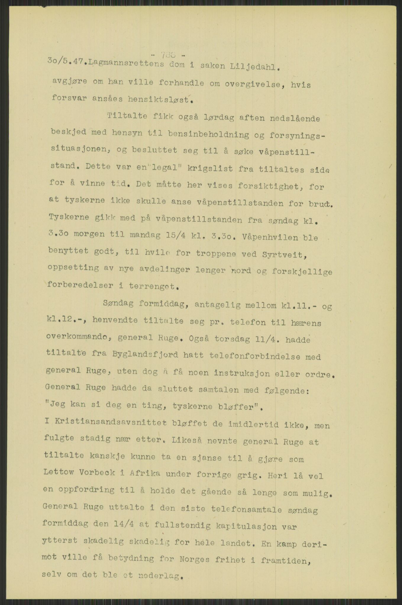 Forsvaret, Forsvarets krigshistoriske avdeling, RA/RAFA-2017/Y/Yb/L0095: II-C-11-335  -  3. Divisjon.  Sak mot general Finn Backer m.fl., 1940-1948, p. 25