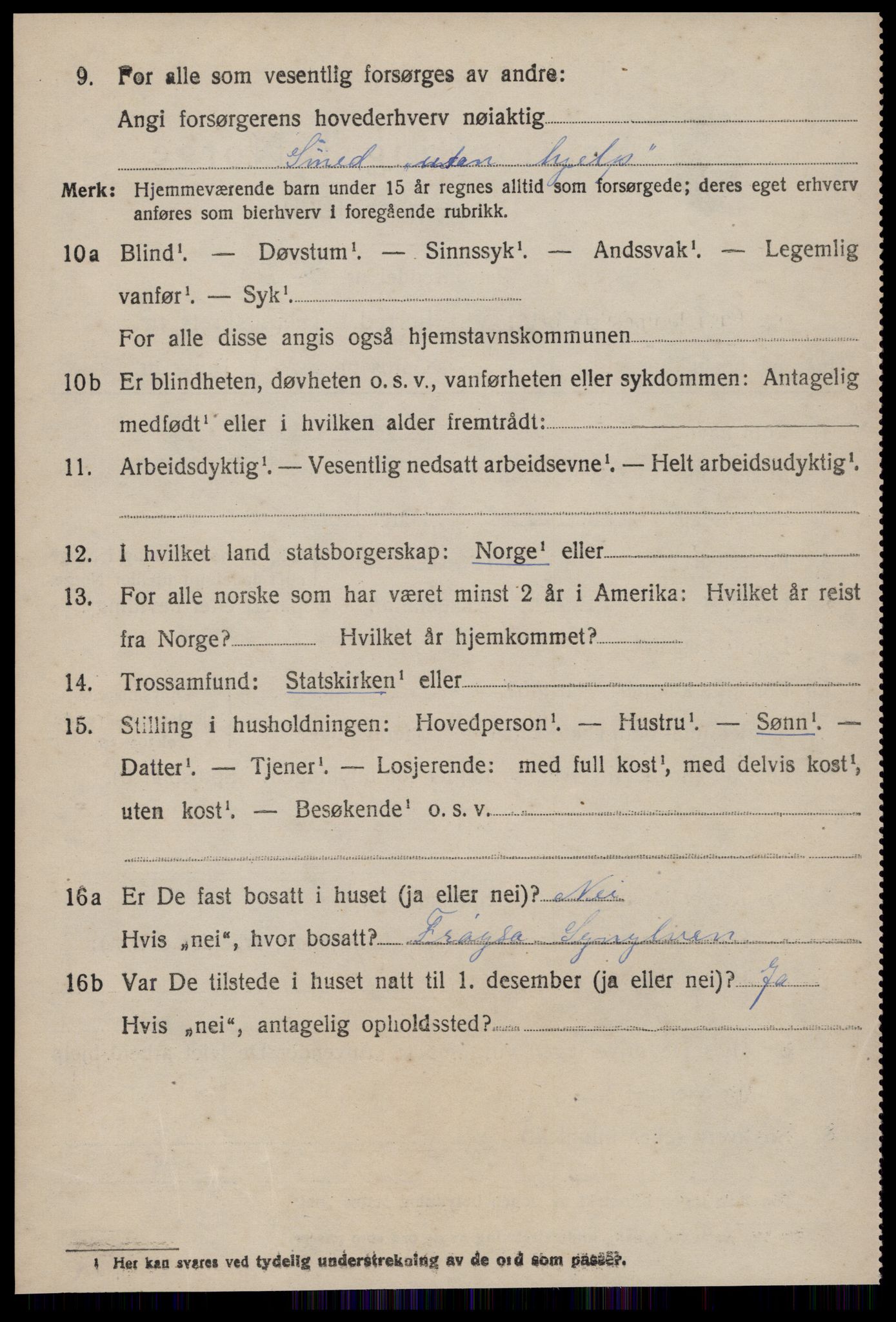 SAT, 1920 census for Sykkylven, 1920, p. 4252