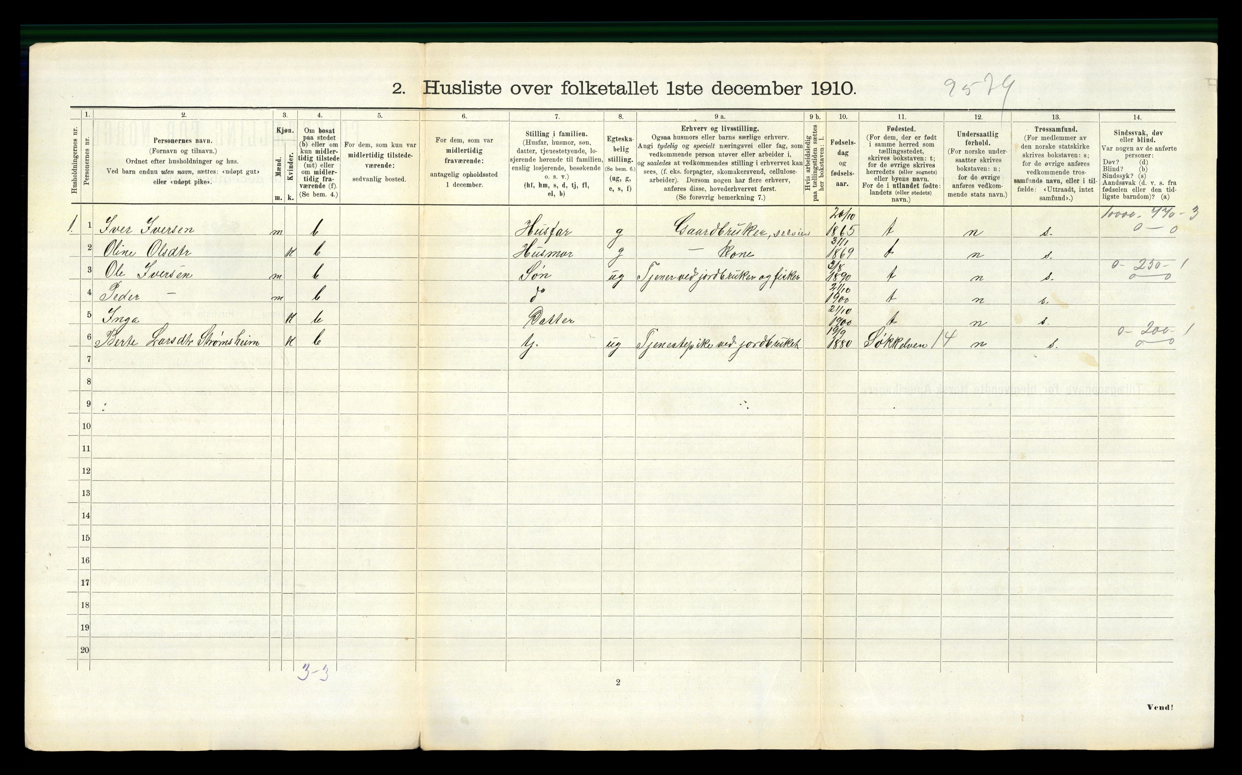 RA, 1910 census for Ørskog, 1910, p. 626