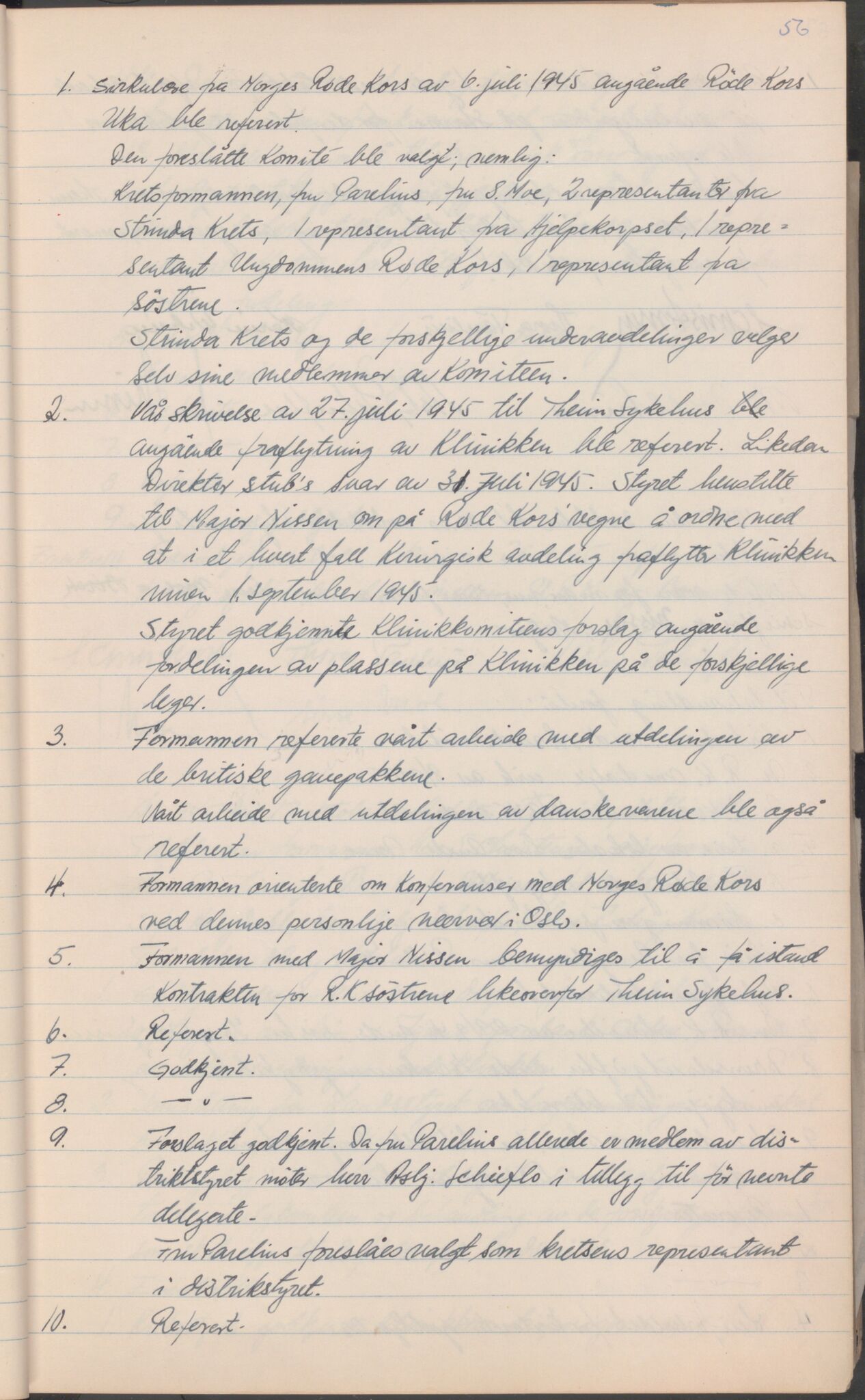 Trondheim Røde Kors, TRKO/PA-1204/A/Aa/L0003: Møtebok, 1942-1952, p. 59