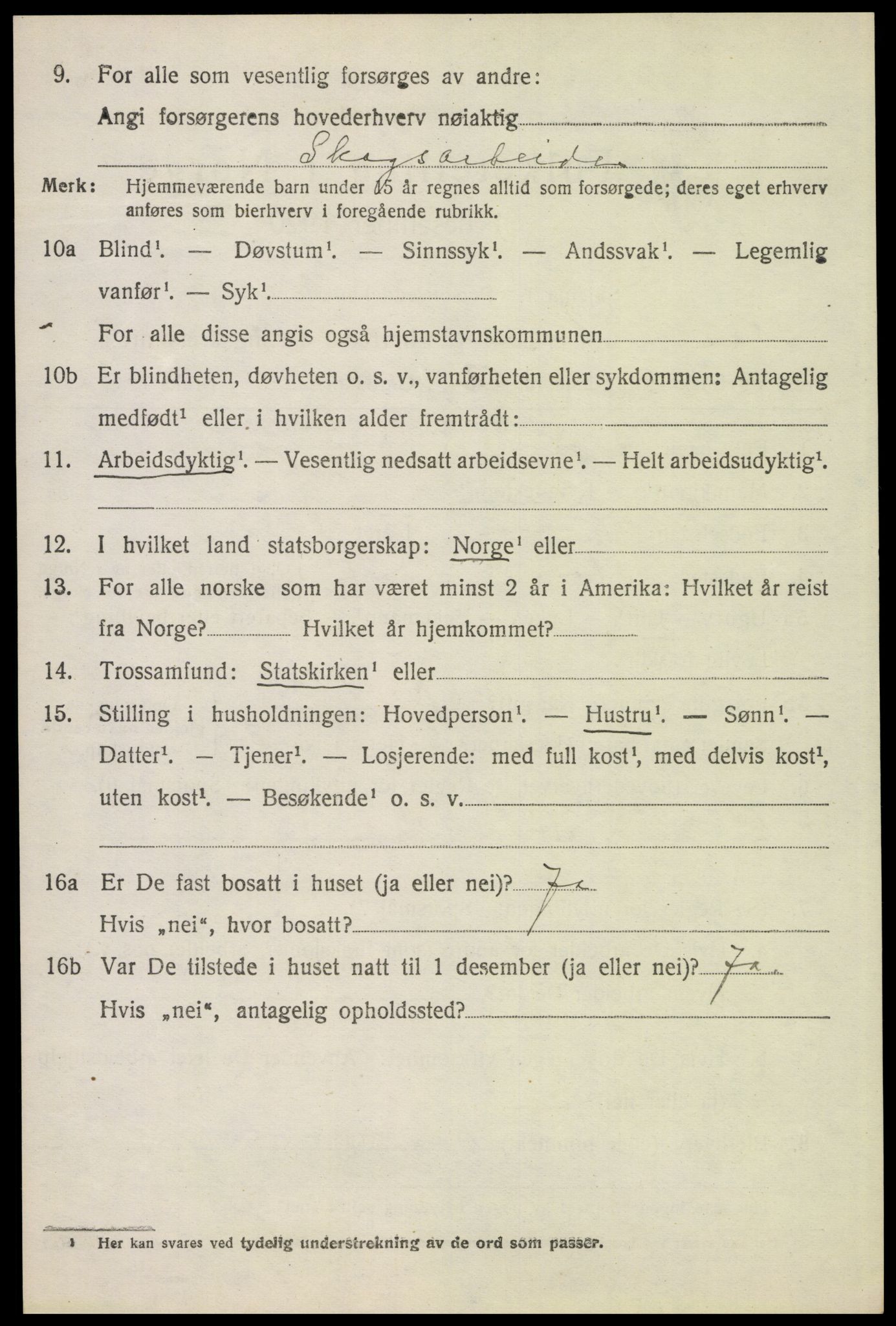 SAH, 1920 census for Stor-Elvdal, 1920, p. 2677