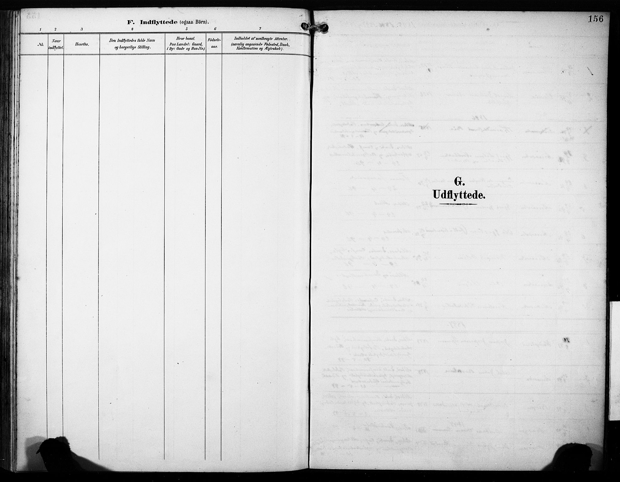Finnås sokneprestembete, SAB/A-99925/H/Ha/Haa/Haab/L0002: Parish register (official) no. B 2, 1895-1906, p. 156