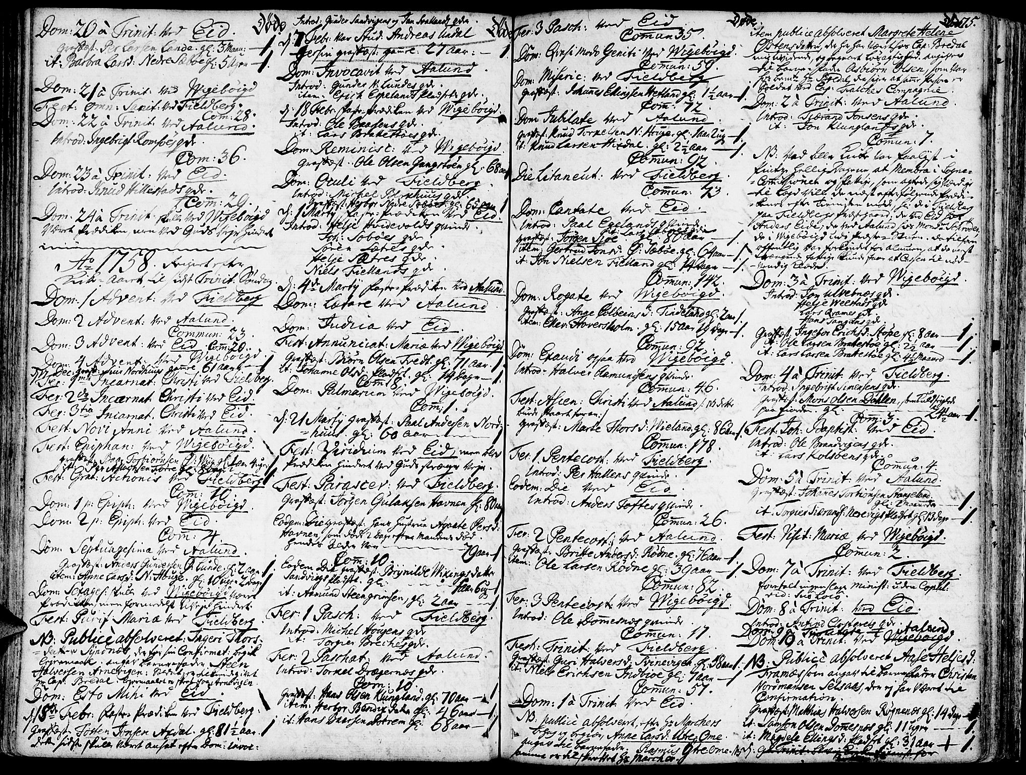Fjelberg sokneprestembete, SAB/A-75201/H/Haa: Parish register (official) no. A 1, 1739-1759, p. 75
