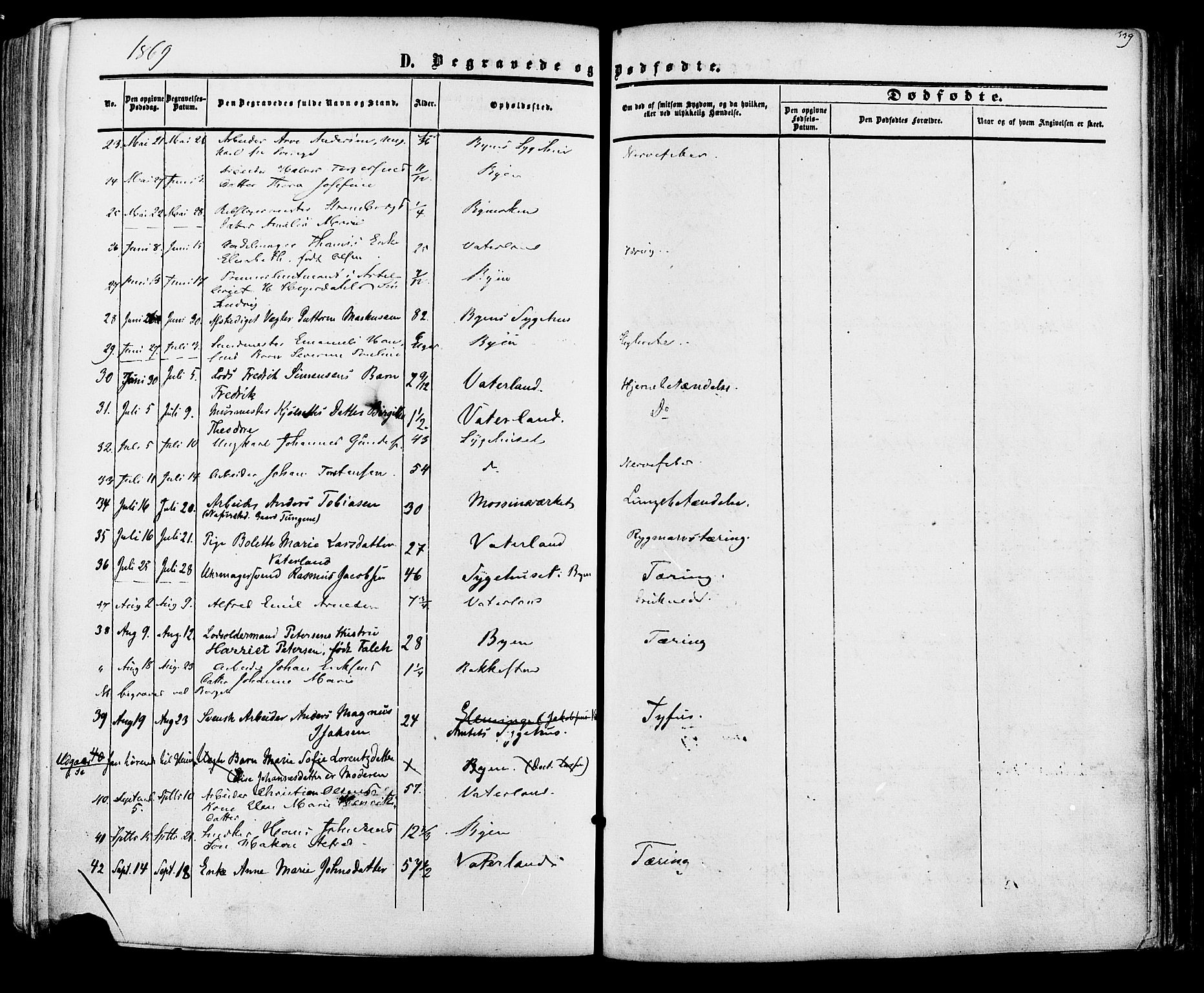 Fredrikstad prestekontor Kirkebøker, AV/SAO-A-11082/F/Fa/L0006: Parish register (official) no. 6, 1857-1878, p. 339