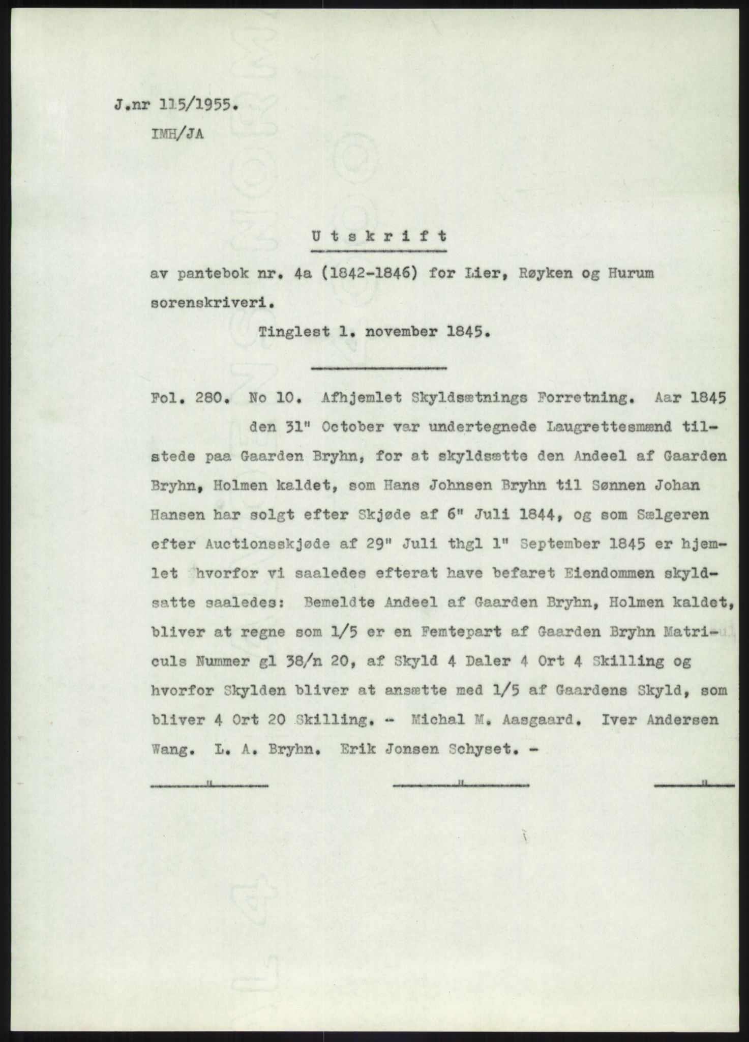 Statsarkivet i Kongsberg, SAKO/A-0001, 1954-1955, p. 378