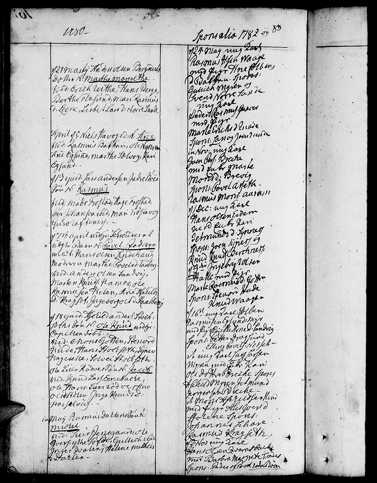 Ministerialprotokoller, klokkerbøker og fødselsregistre - Møre og Romsdal, SAT/A-1454/507/L0067: Parish register (official) no. 507A02, 1767-1788, p. 172