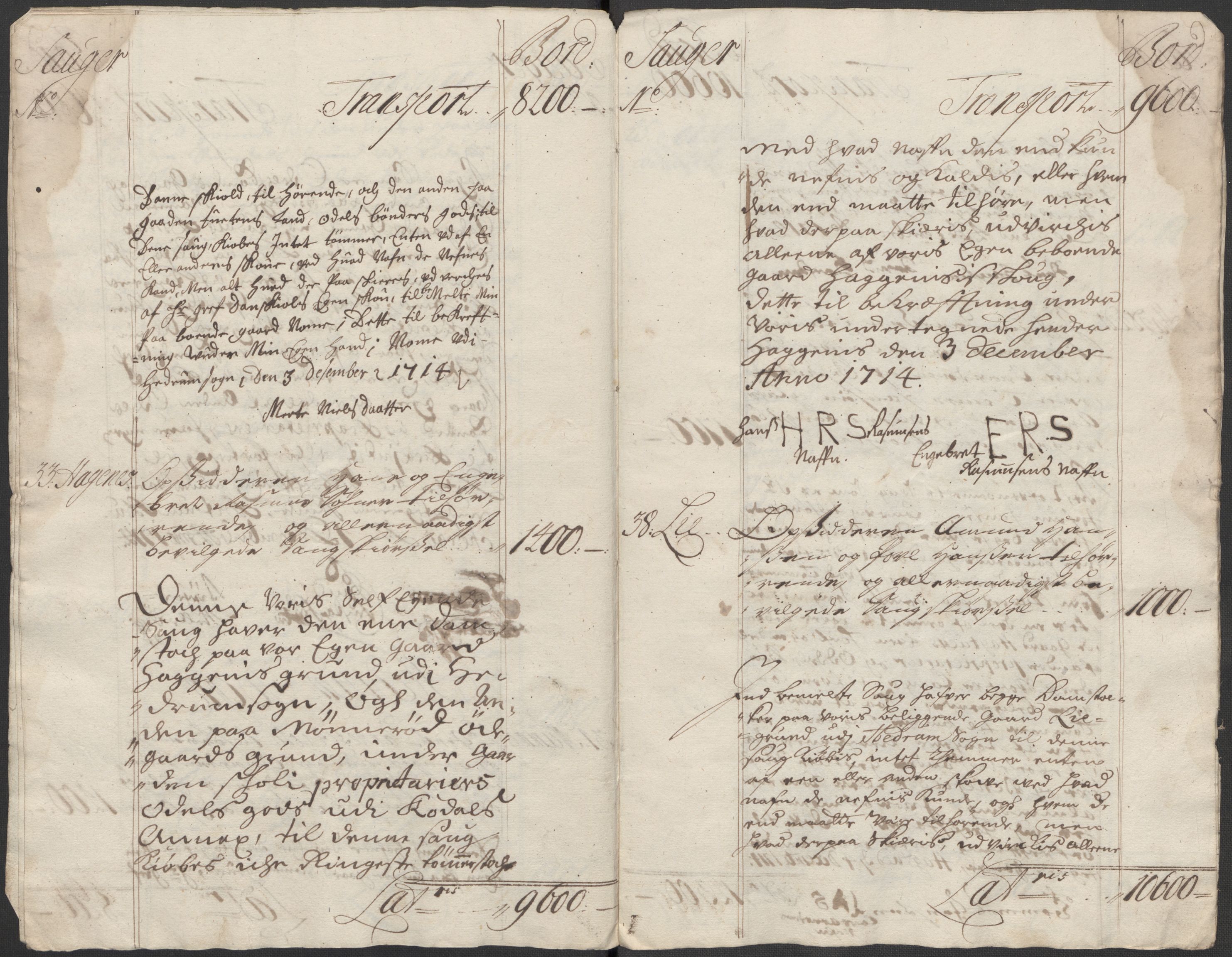 Rentekammeret inntil 1814, Reviderte regnskaper, Fogderegnskap, RA/EA-4092/R33/L1986: Fogderegnskap Larvik grevskap, 1714-1715, p. 156