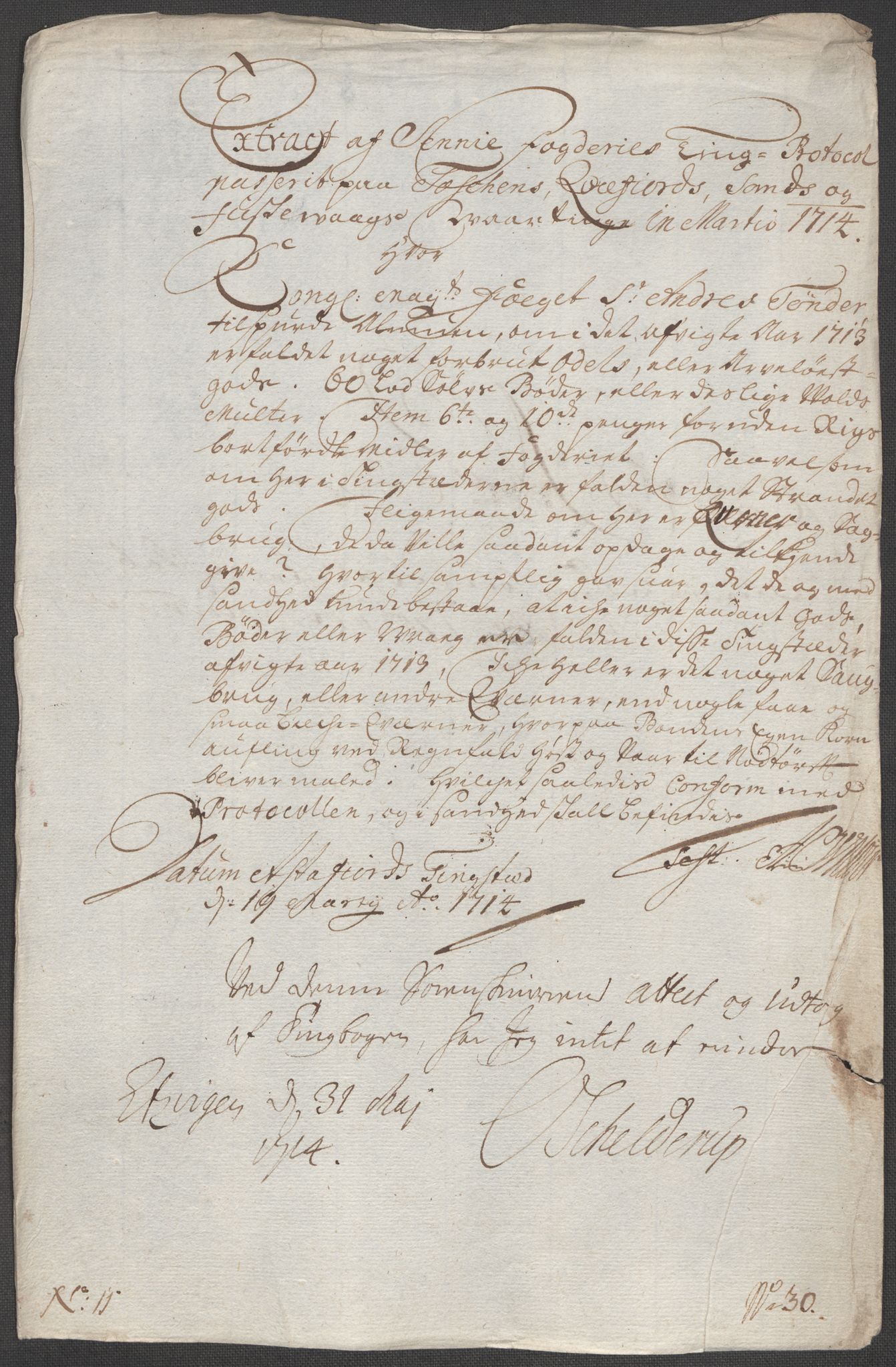 Rentekammeret inntil 1814, Reviderte regnskaper, Fogderegnskap, RA/EA-4092/R68/L4759: Fogderegnskap Senja og Troms, 1713, p. 84