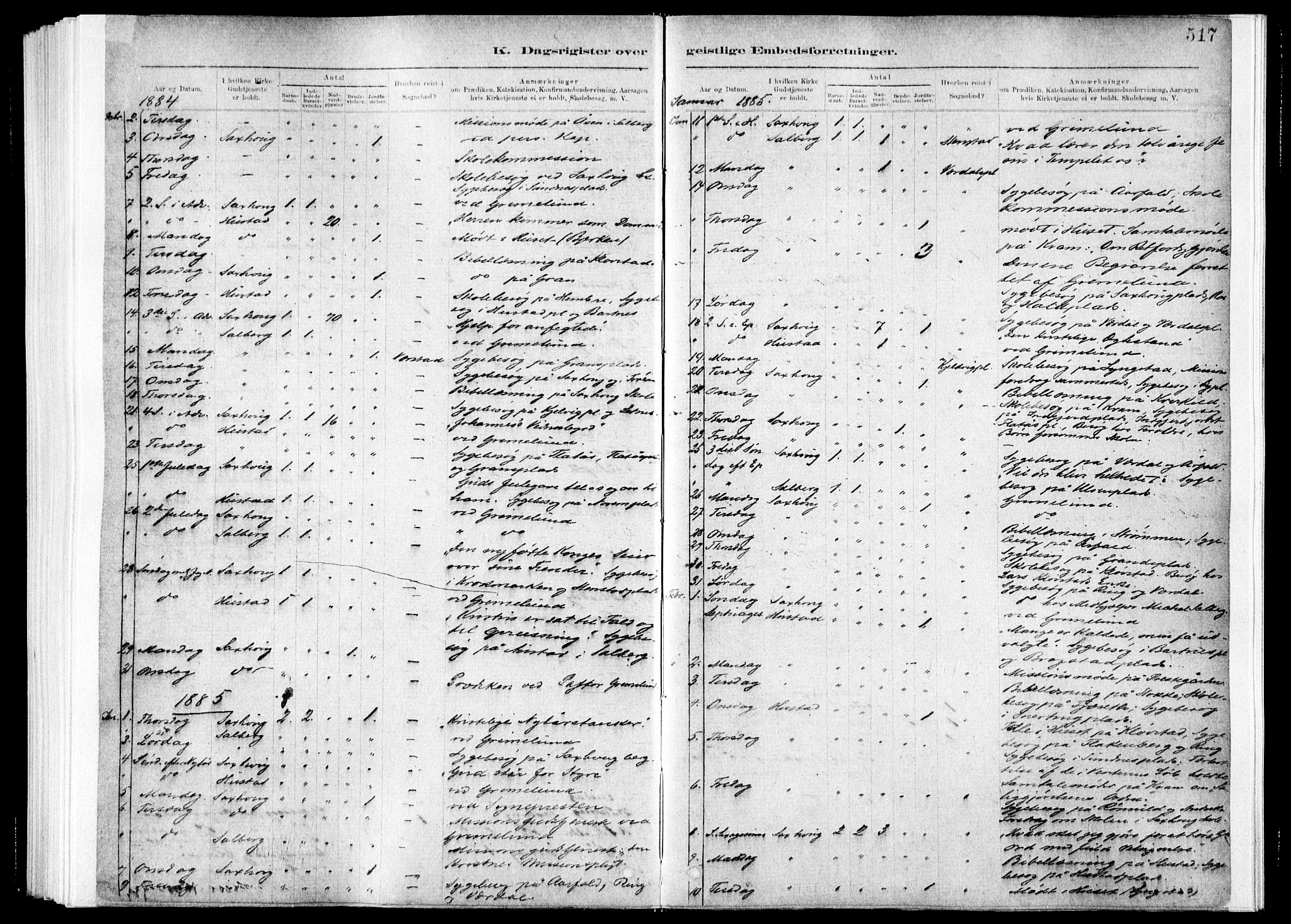 Ministerialprotokoller, klokkerbøker og fødselsregistre - Nord-Trøndelag, SAT/A-1458/730/L0285: Parish register (official) no. 730A10, 1879-1914, p. 517