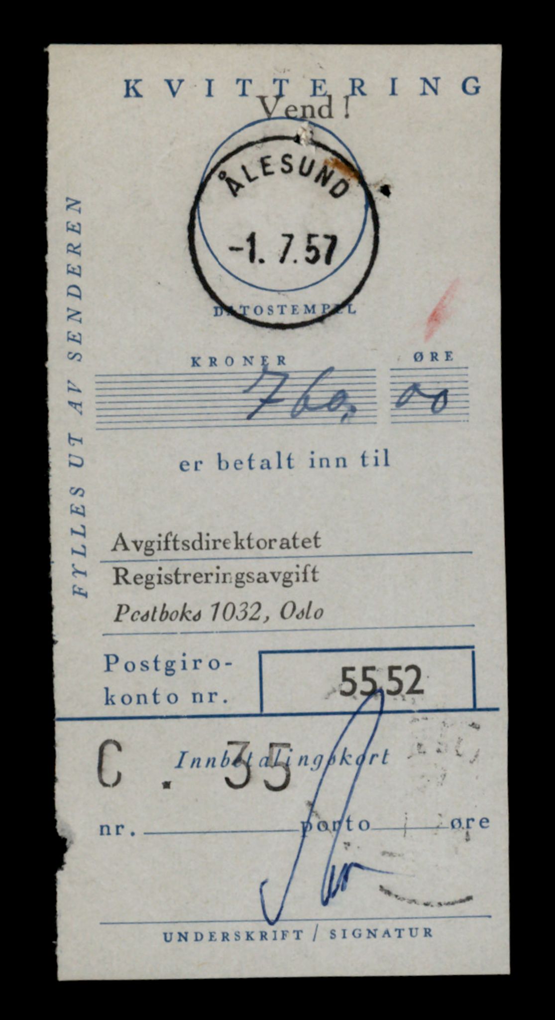 Møre og Romsdal vegkontor - Ålesund trafikkstasjon, AV/SAT-A-4099/F/Fe/L0042: Registreringskort for kjøretøy T 13906 - T 14079, 1927-1998, p. 3051