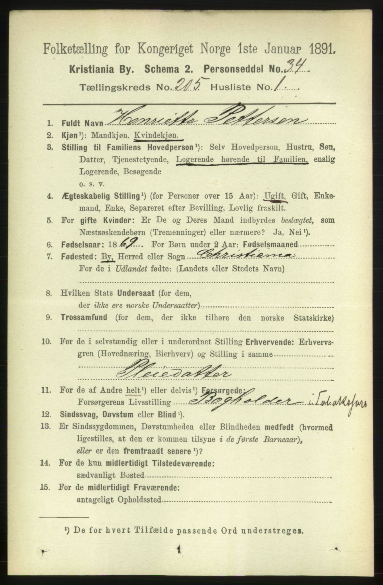 RA, 1891 census for 0301 Kristiania, 1891, p. 123363
