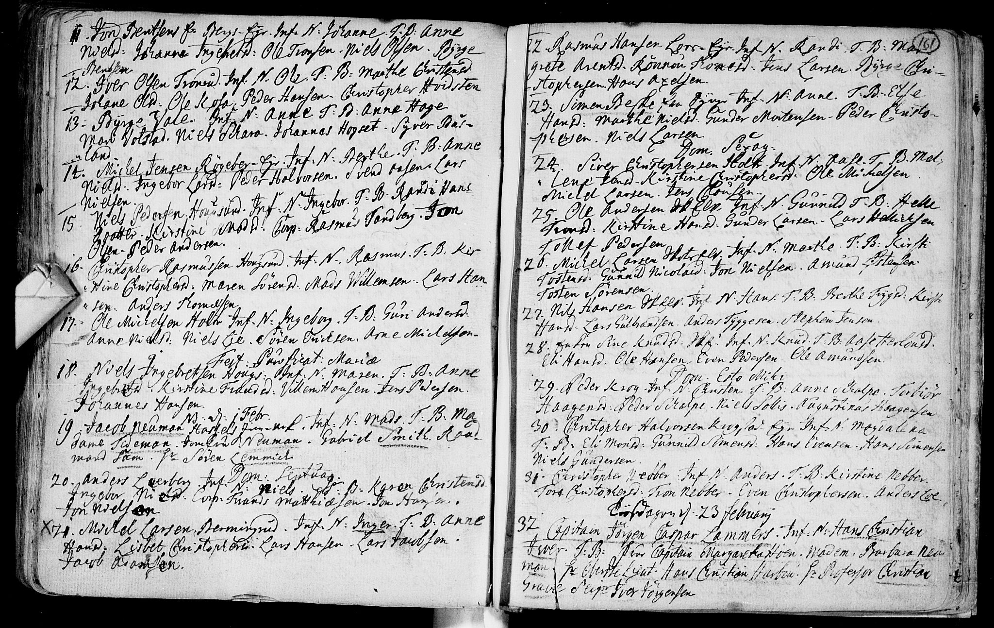 Eiker kirkebøker, SAKO/A-4/F/Fa/L0003: Parish register (official) no. I 3, 1724-1753, p. 161
