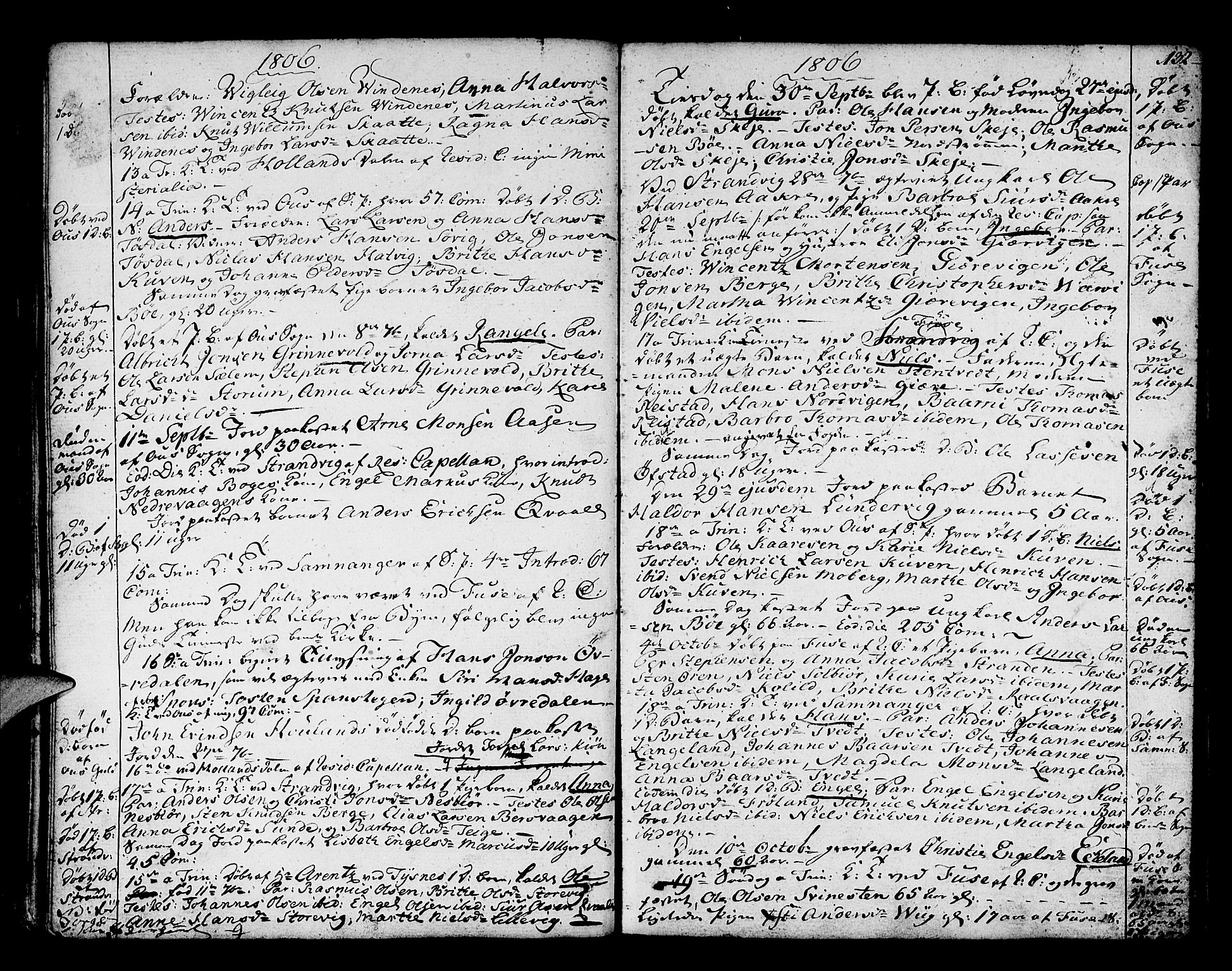 Os sokneprestembete, AV/SAB-A-99929: Parish register (official) no. A 11, 1789-1815, p. 132