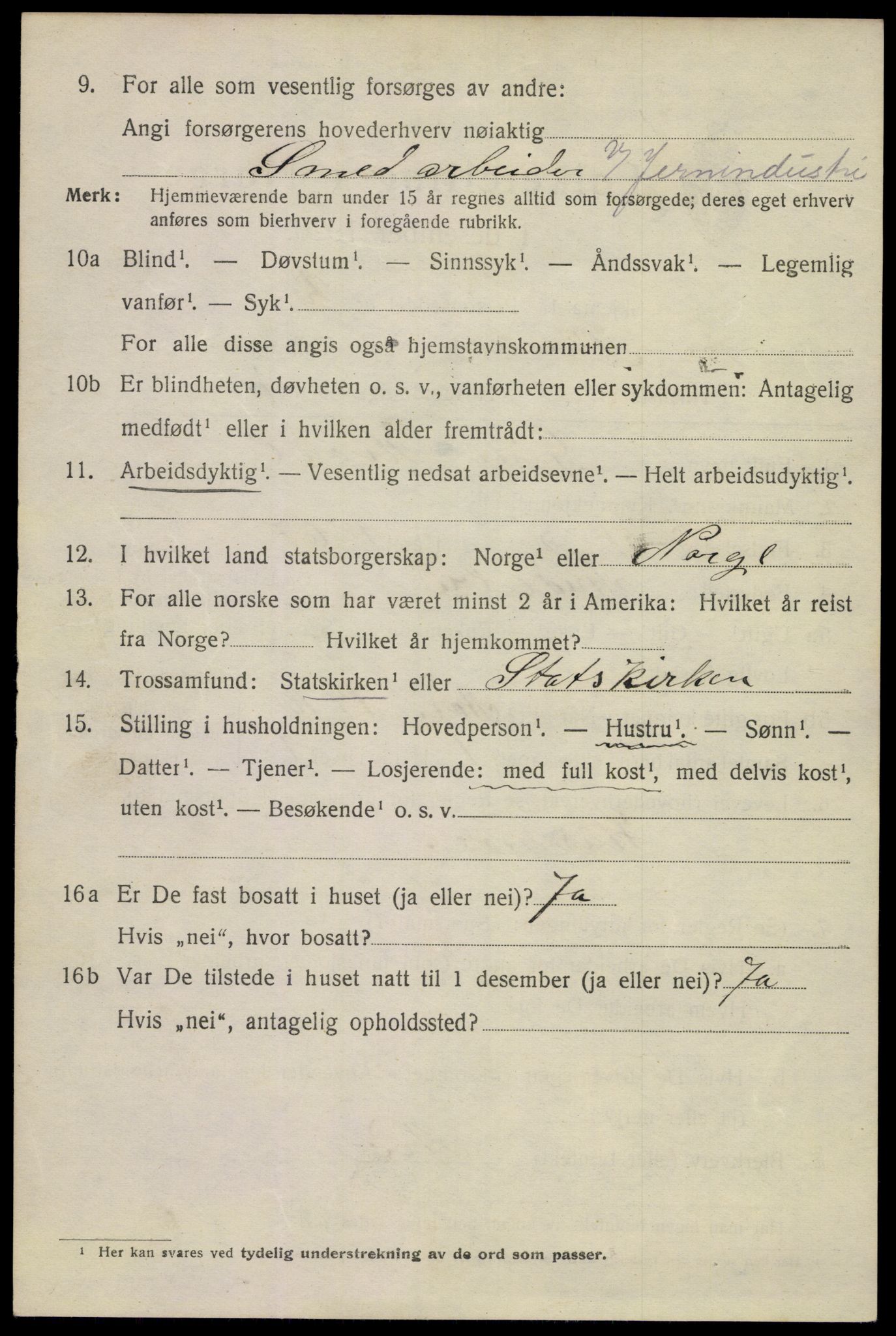 SAKO, 1920 census for Tønsberg, 1920, p. 18216