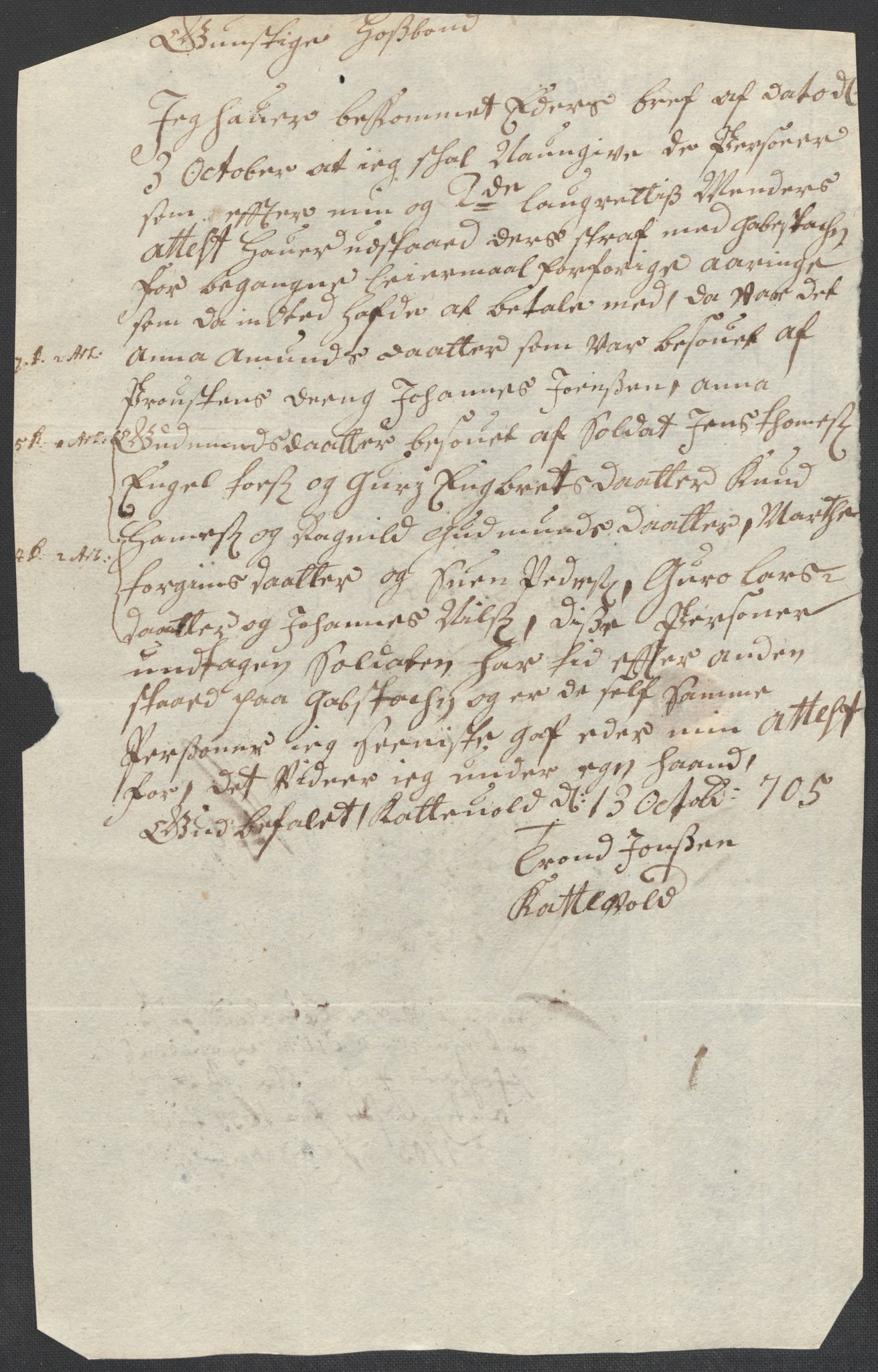 Rentekammeret inntil 1814, Reviderte regnskaper, Fogderegnskap, AV/RA-EA-4092/R18/L1301: Fogderegnskap Hadeland, Toten og Valdres, 1703, p. 496