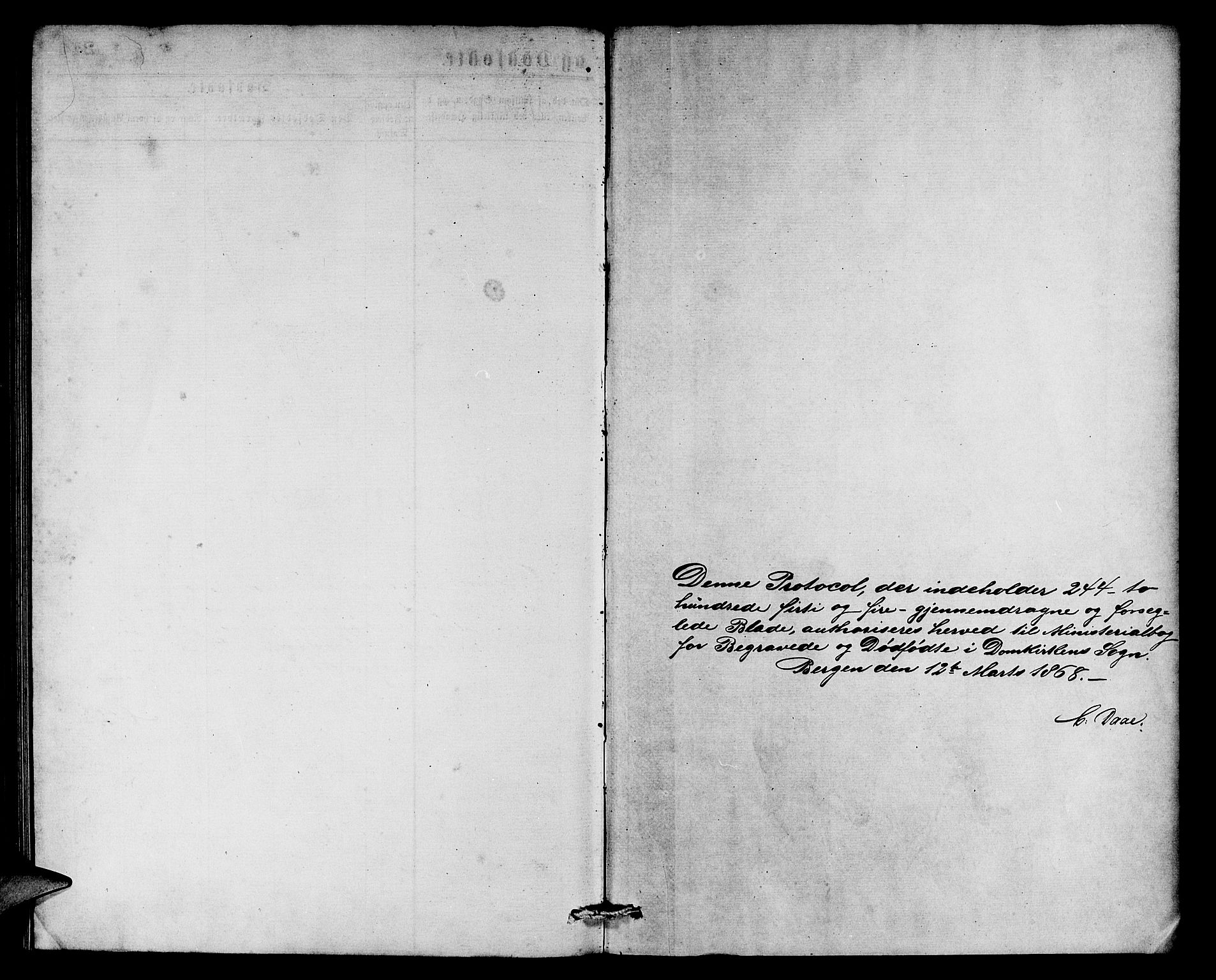 Domkirken sokneprestembete, SAB/A-74801/H/Hab/L0040: Parish register (copy) no. E 4, 1868-1877