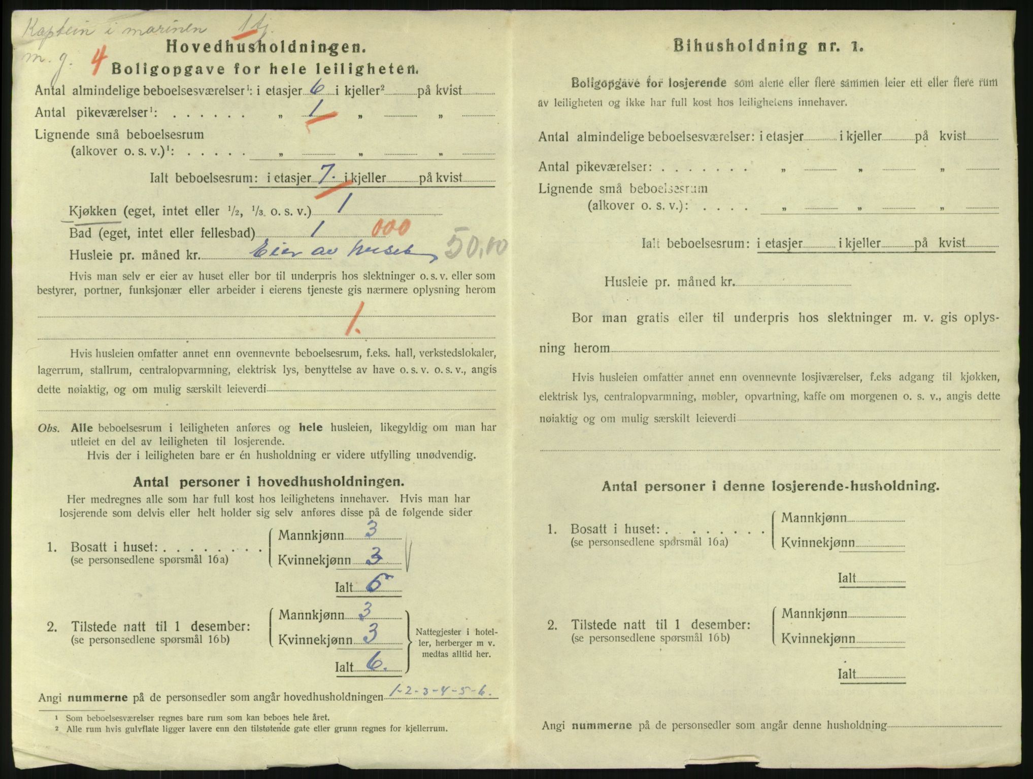 SAKO, 1920 census for Horten, 1920, p. 3304