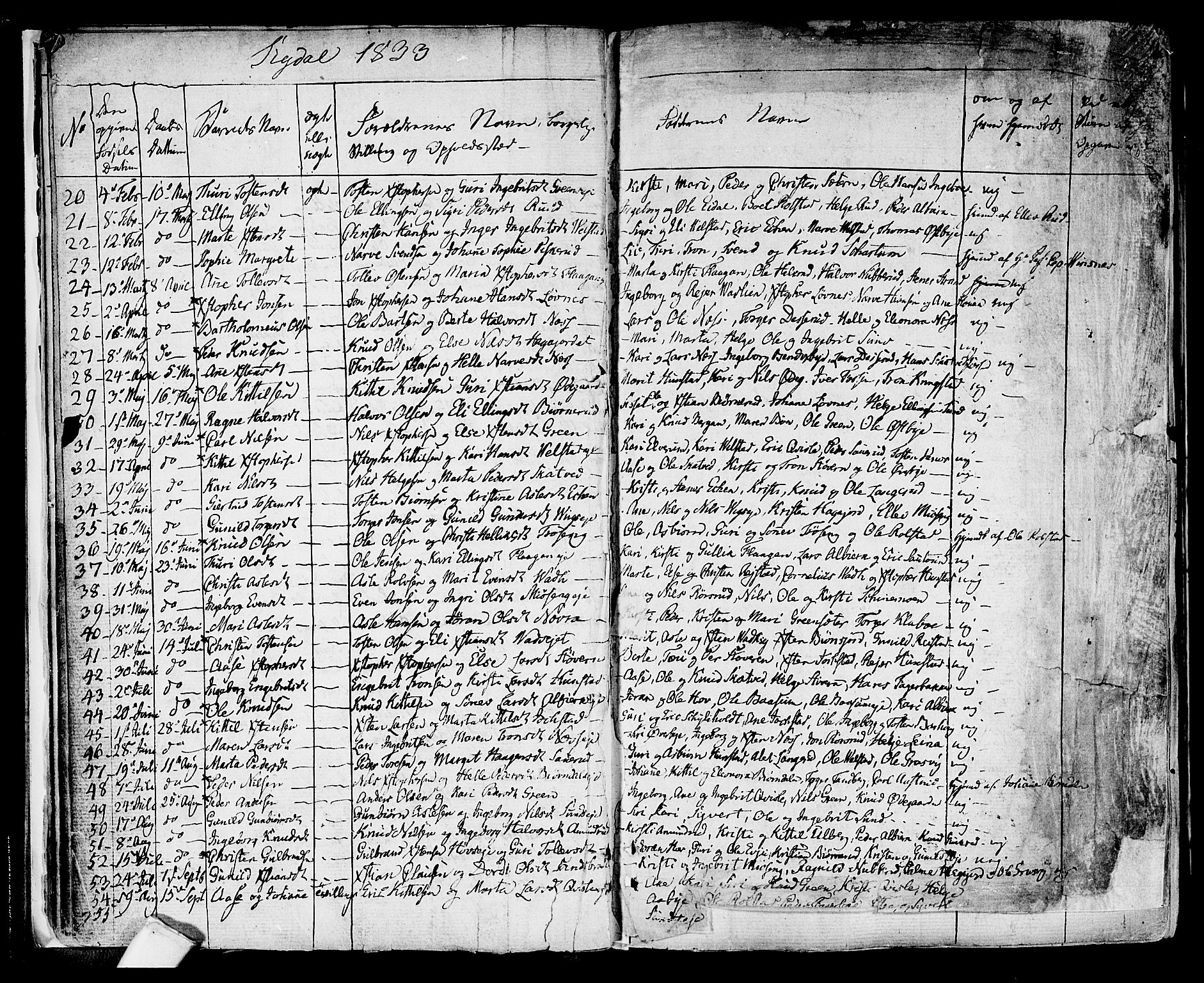 Sigdal kirkebøker, SAKO/A-245/F/Fa/L0006: Parish register (official) no. I 6 /1, 1829-1843, p. 9