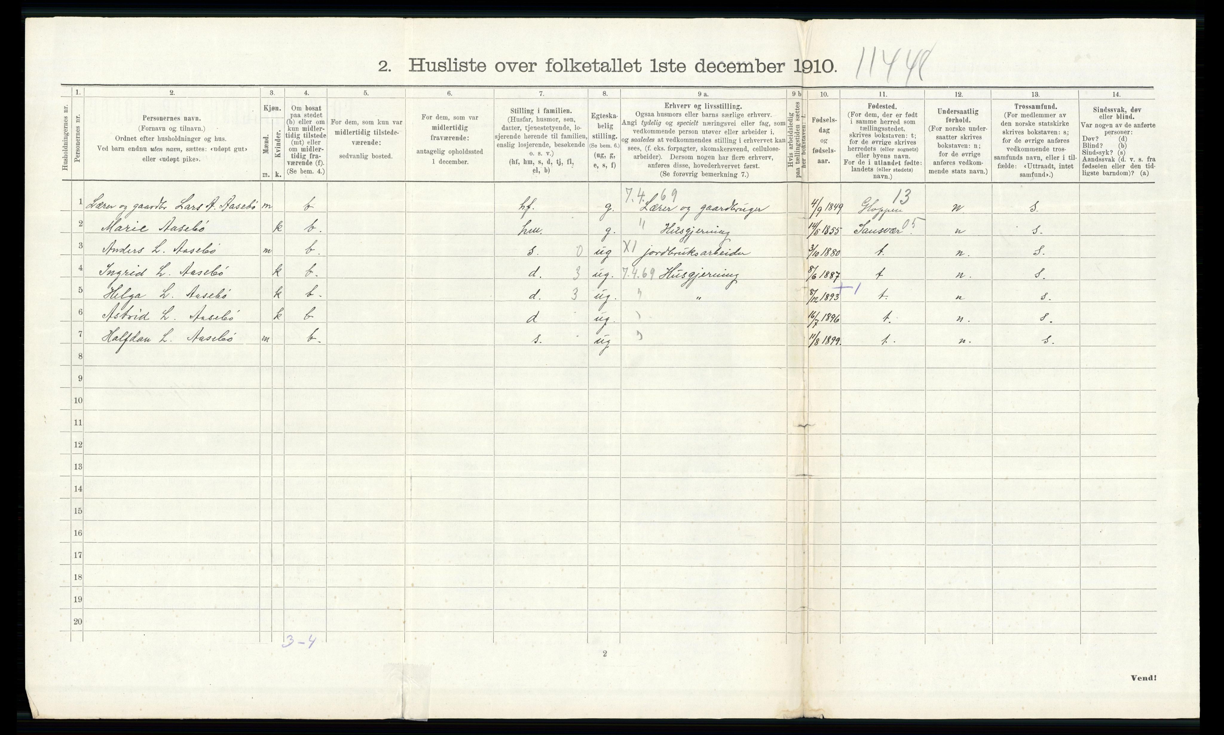 RA, 1910 census for Strømm, 1910, p. 215