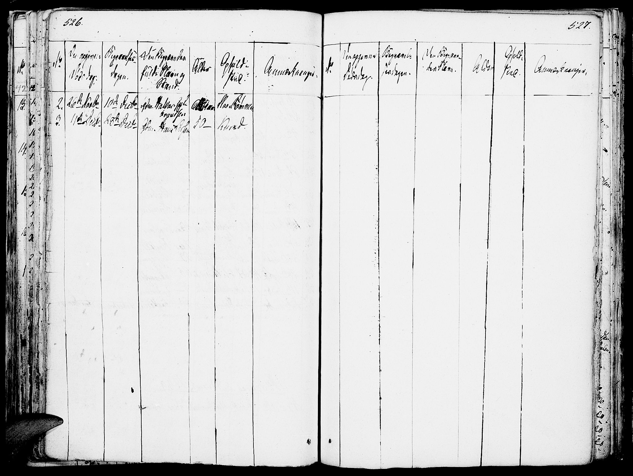 Løten prestekontor, SAH/PREST-022/K/Ka/L0006: Parish register (official) no. 6, 1832-1849, p. 526-527