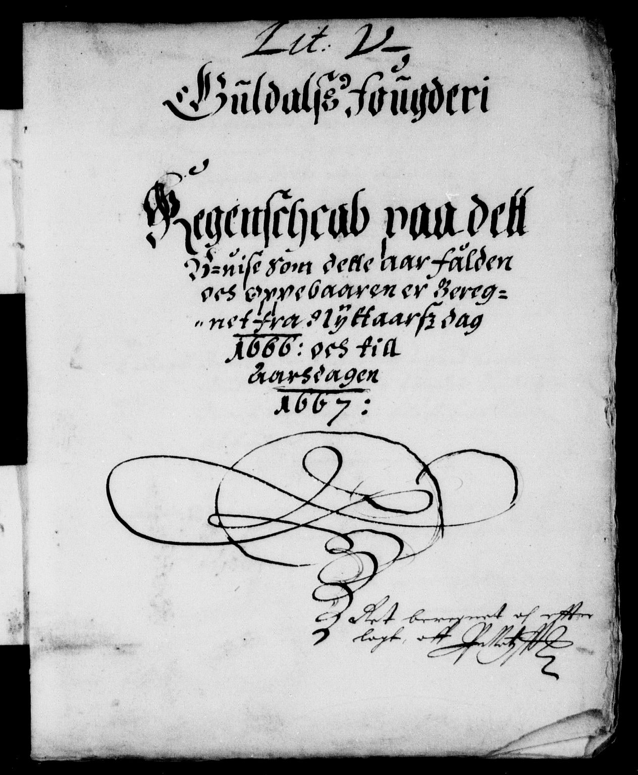 Rentekammeret inntil 1814, Reviderte regnskaper, Stiftamtstueregnskaper, Trondheim stiftamt og Nordland amt, AV/RA-EA-6044/R/Rd/L0016: Trondheim stiftamt, 1666