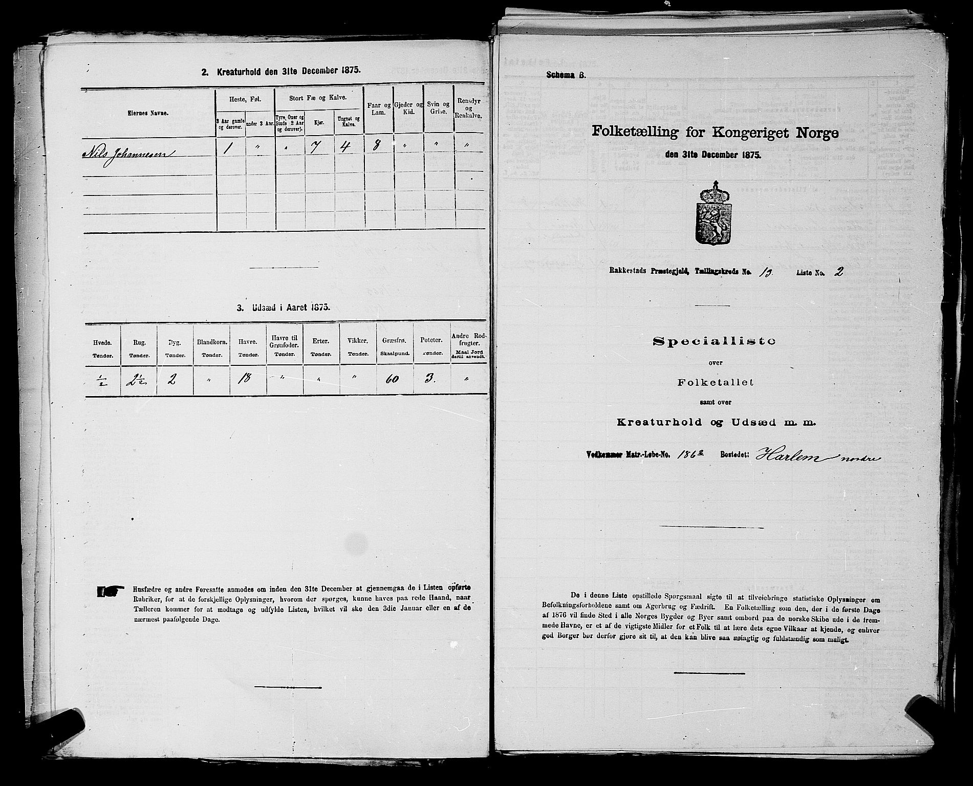 RA, 1875 census for 0128P Rakkestad, 1875, p. 1469