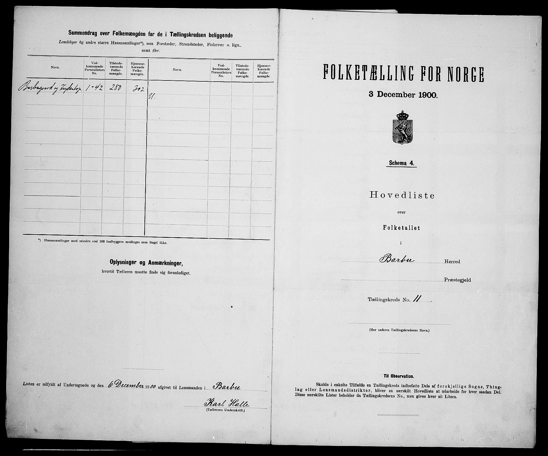 SAK, 1900 census for Barbu, 1900, p. 45