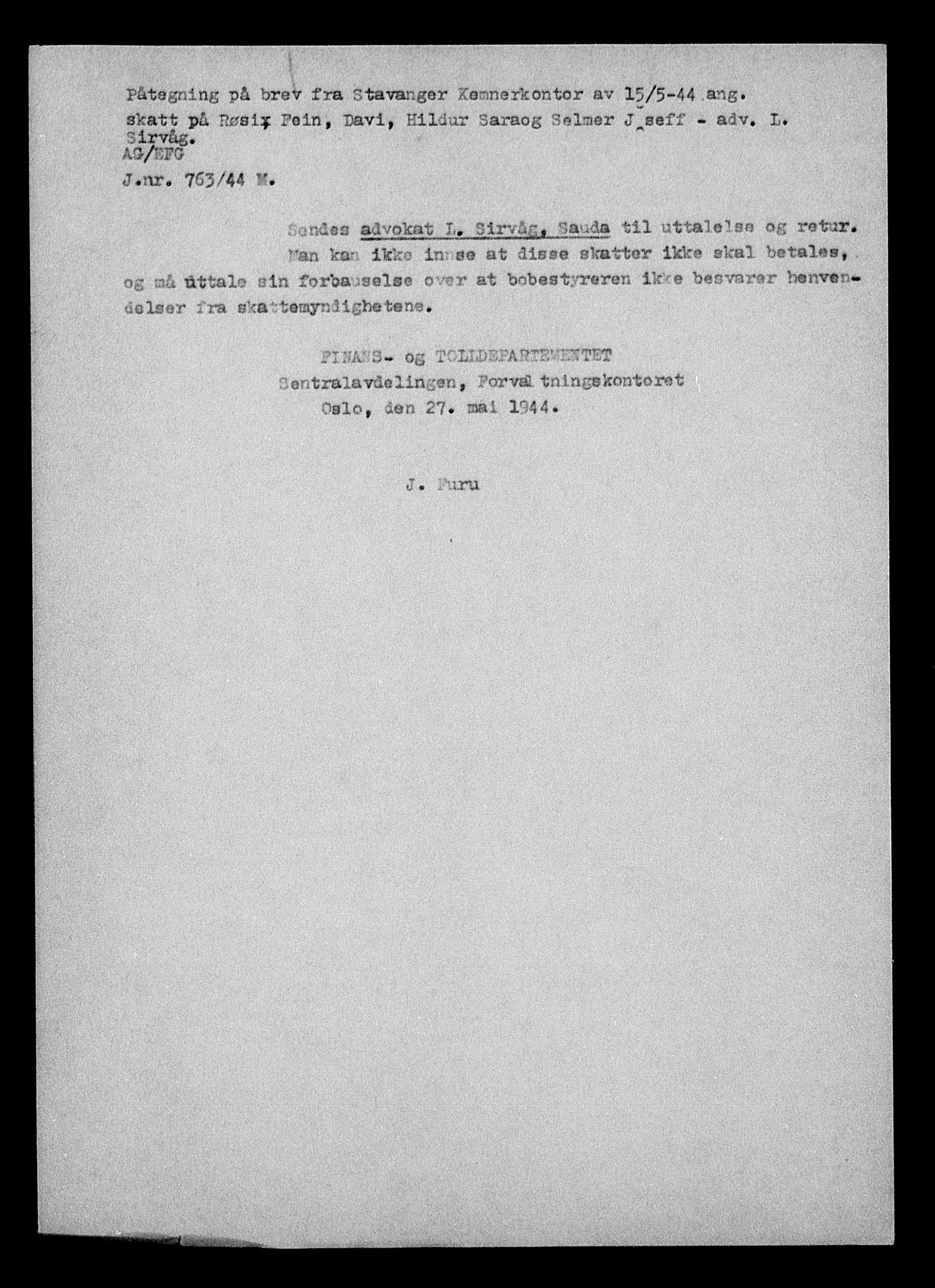 Justisdepartementet, Tilbakeføringskontoret for inndratte formuer, AV/RA-S-1564/H/Hc/Hcd/L0995: --, 1945-1947, p. 242