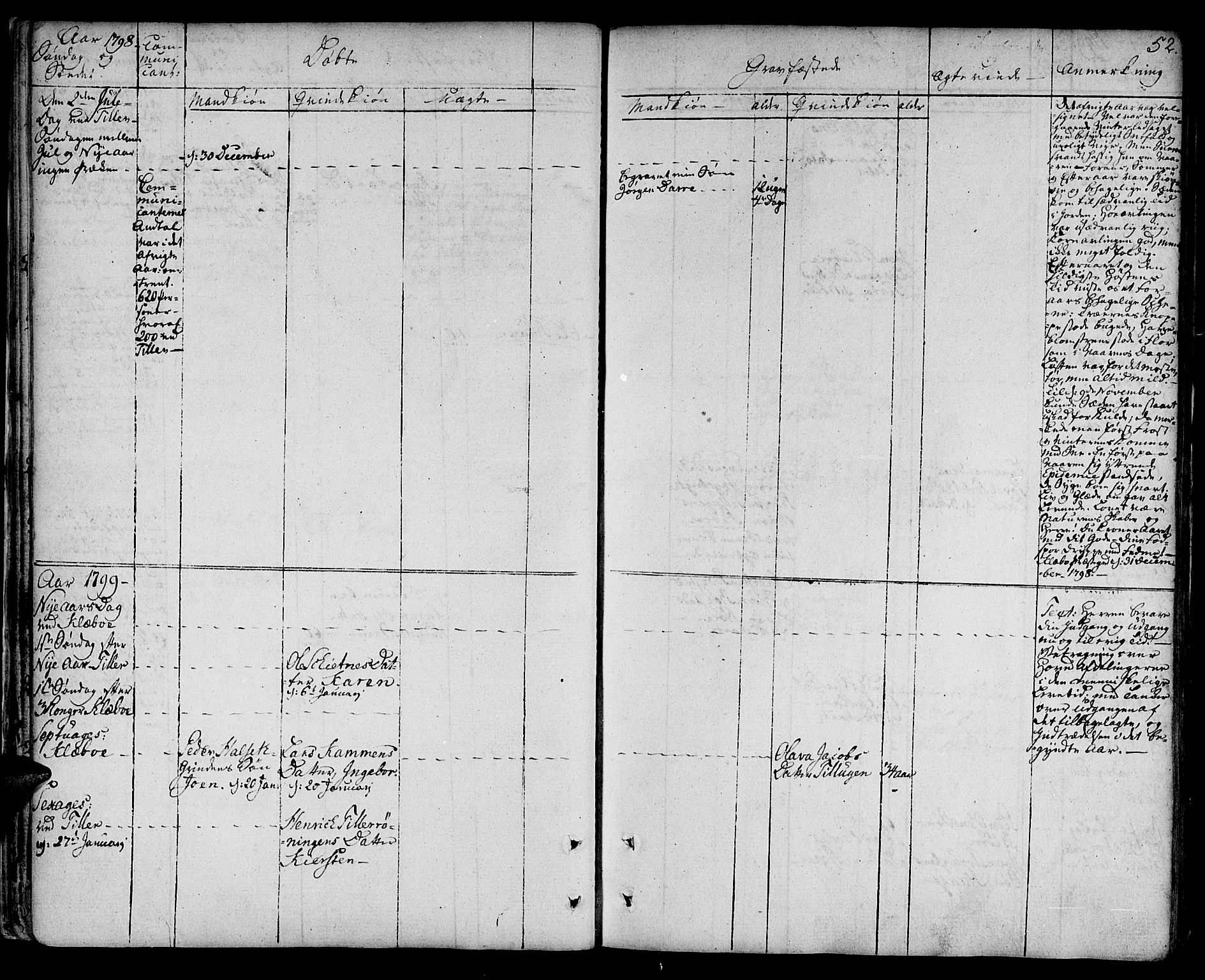Ministerialprotokoller, klokkerbøker og fødselsregistre - Sør-Trøndelag, SAT/A-1456/618/L0438: Parish register (official) no. 618A03, 1783-1815, p. 52