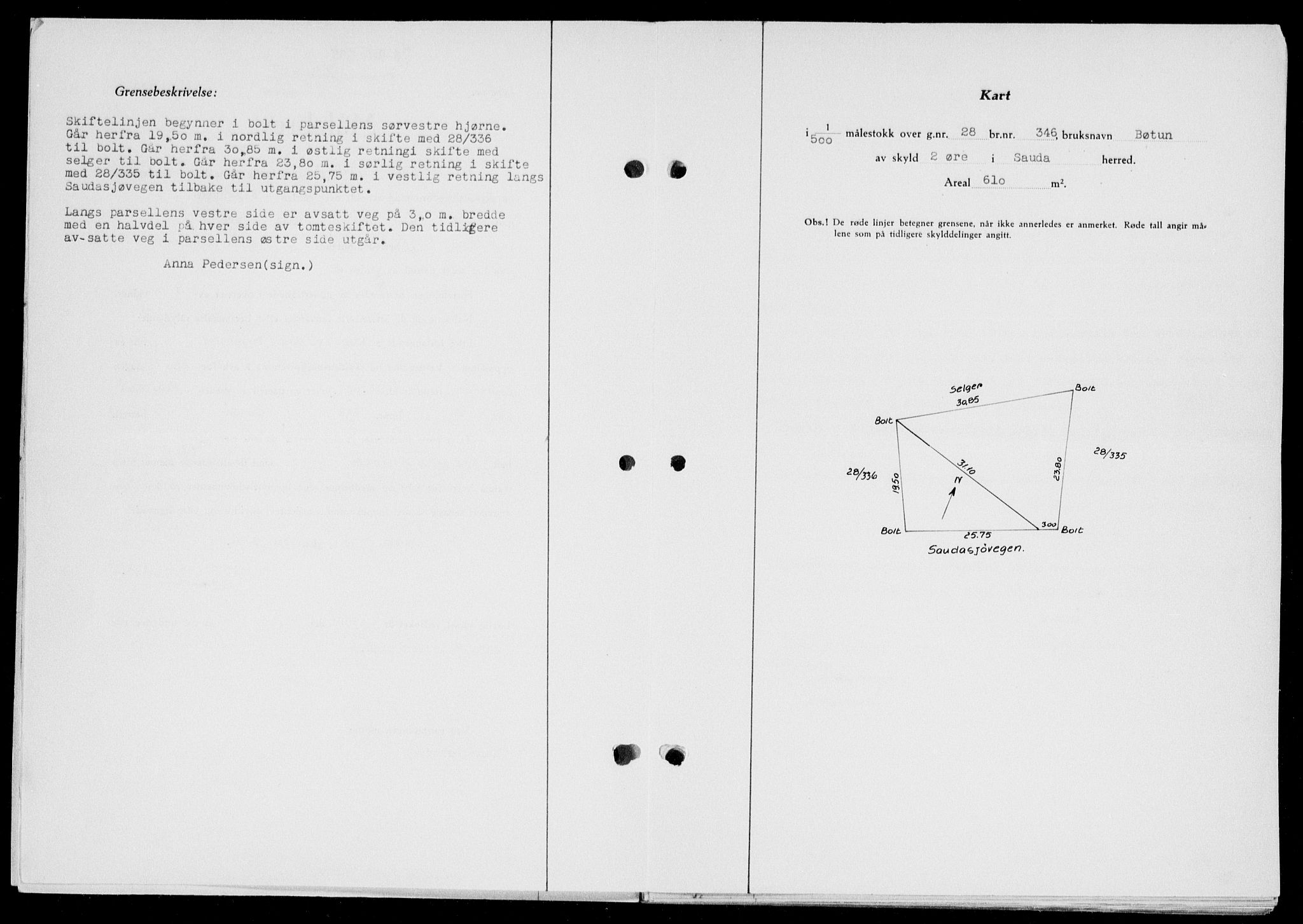 Ryfylke tingrett, SAST/A-100055/001/II/IIB/L0135: Mortgage book no. 114, 1956-1957, Diary no: : 2235/1956