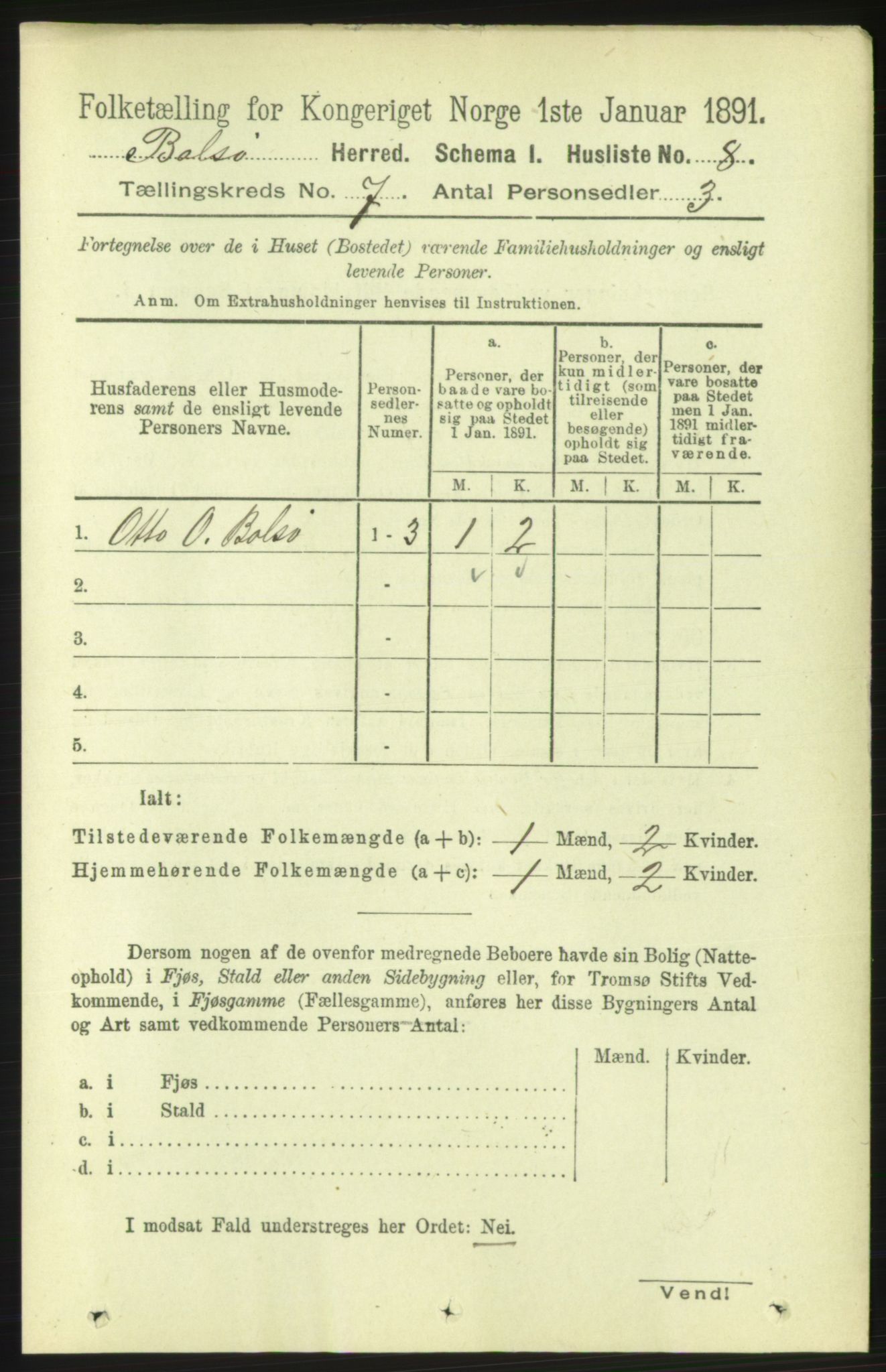 RA, 1891 census for 1544 Bolsøy, 1891, p. 4131